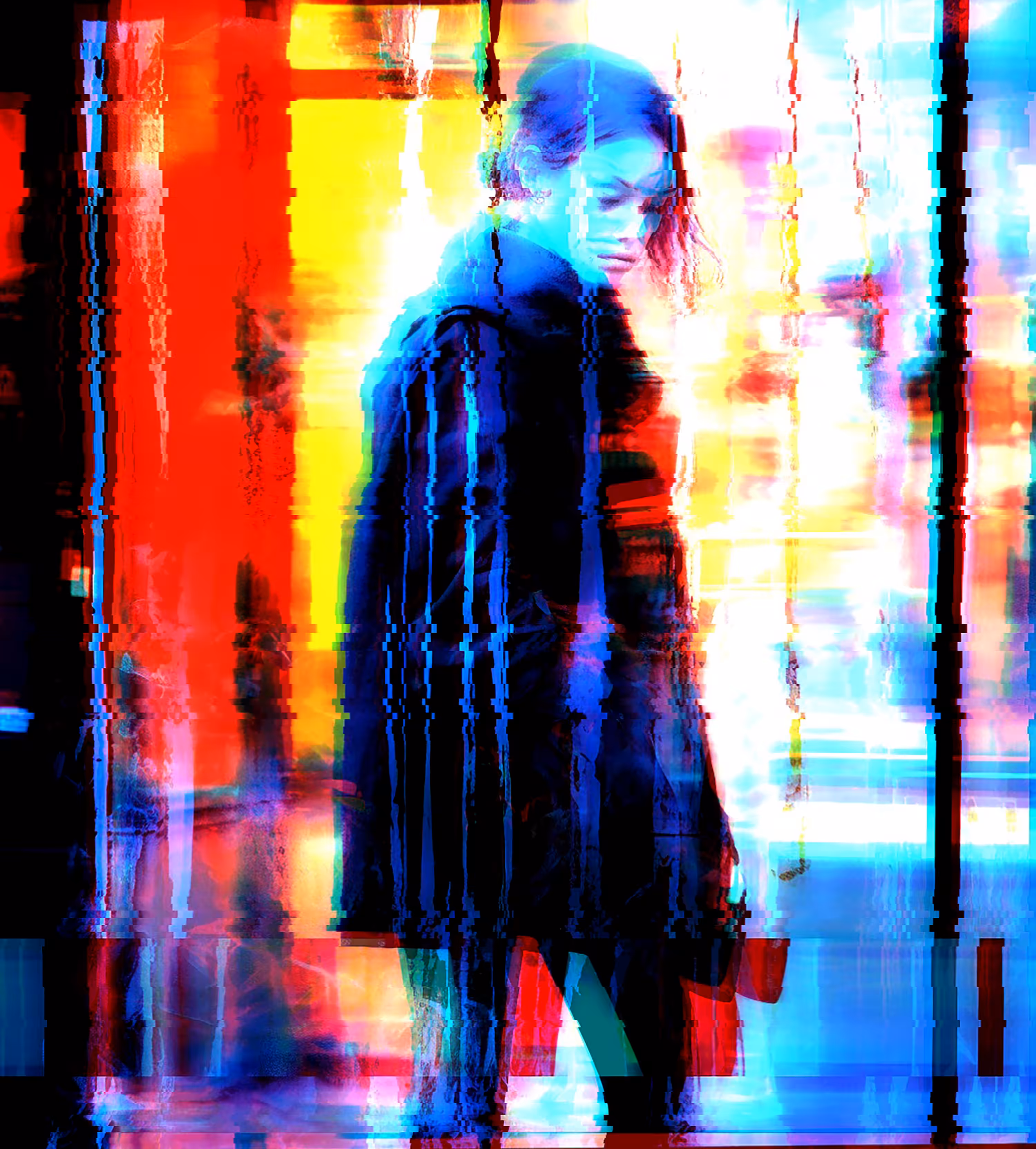 A little sadness in a glitchy mood