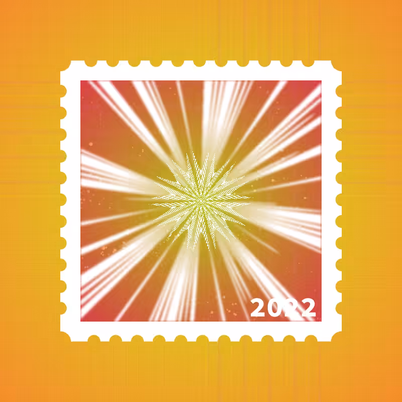 Snowflake stamp #33