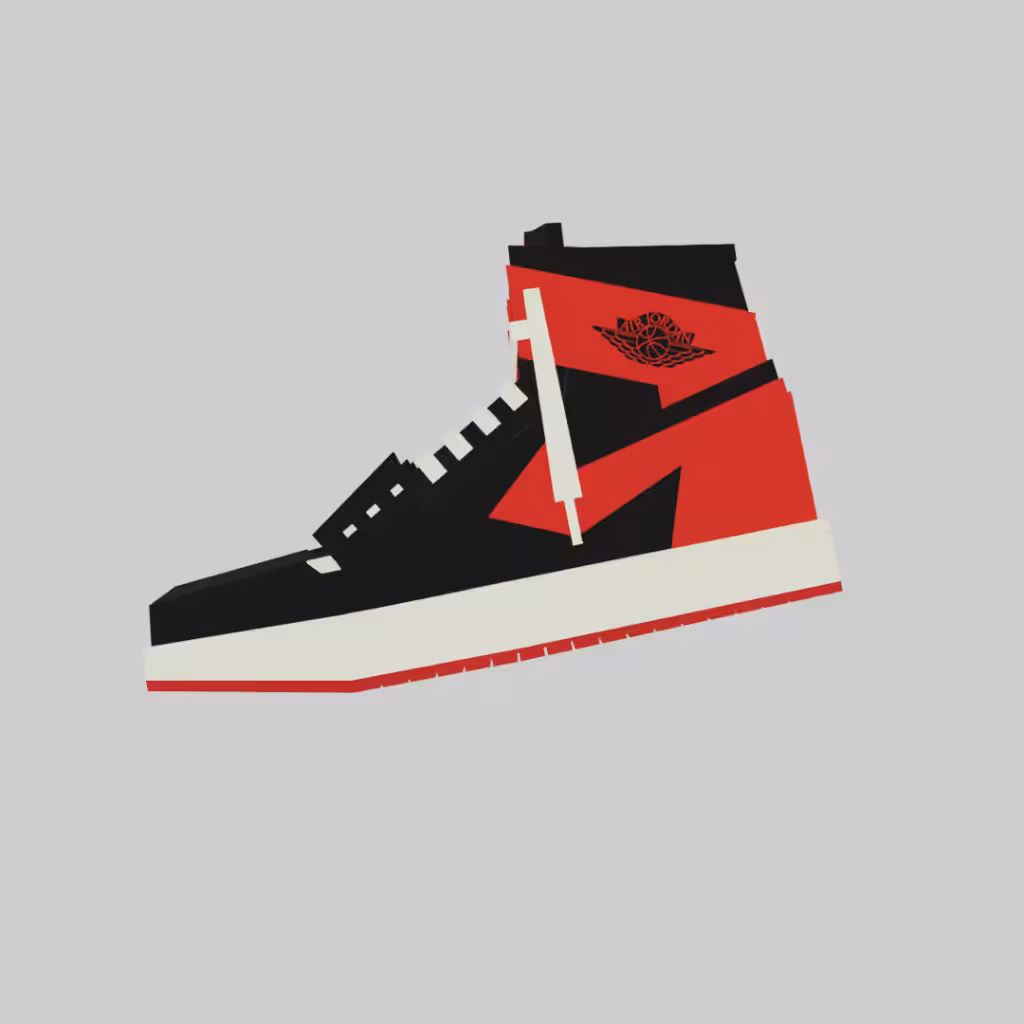 NIKE AIR JORDAN 1 OG WHITE/BLACK-RED
