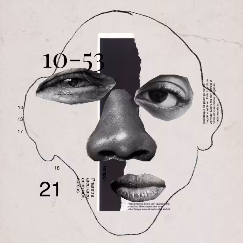 Collage faces #51