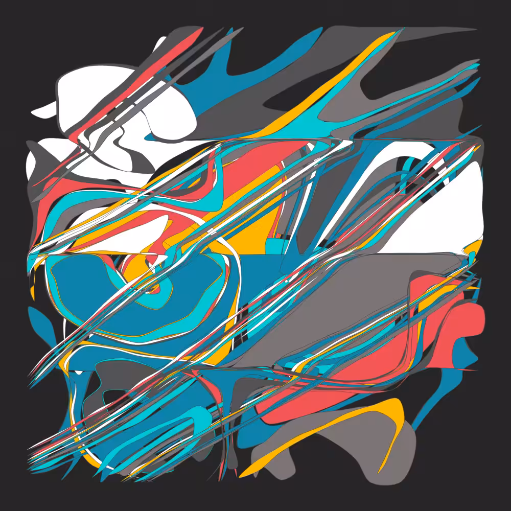 Geometric colorful shapes 3 #181