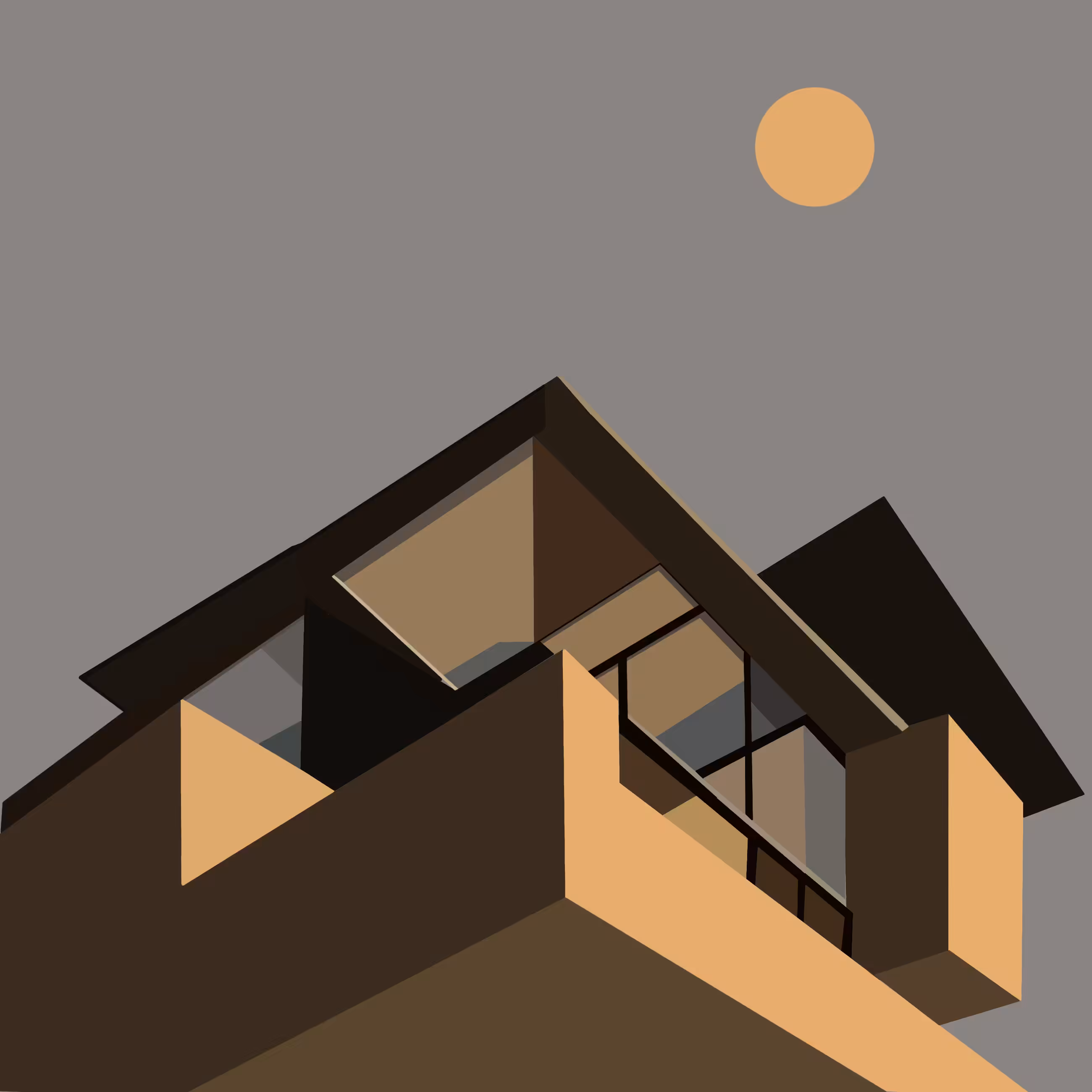 Minimalist Structures: La Villa di Flexa