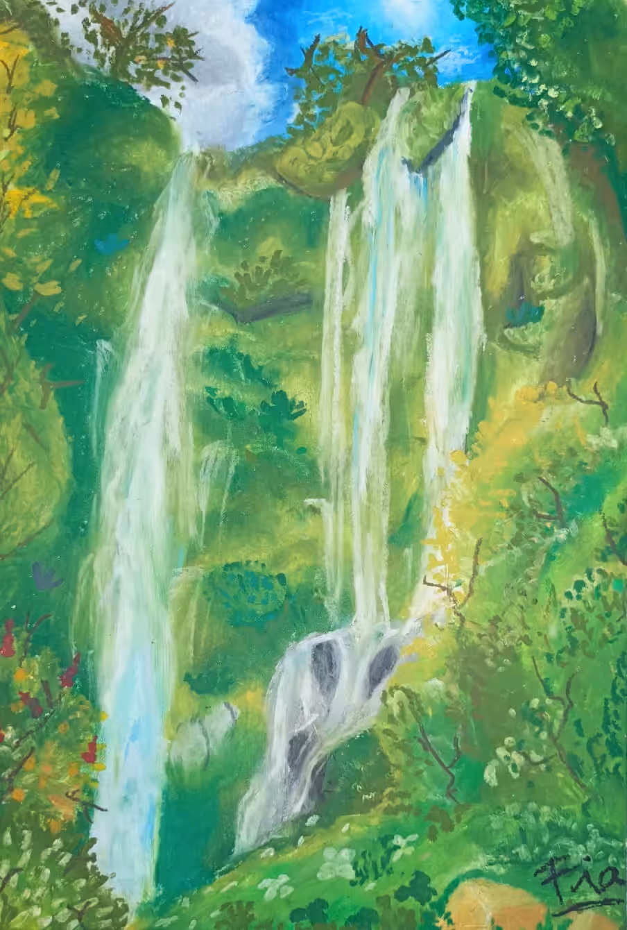 The Beauty of the Waterfall