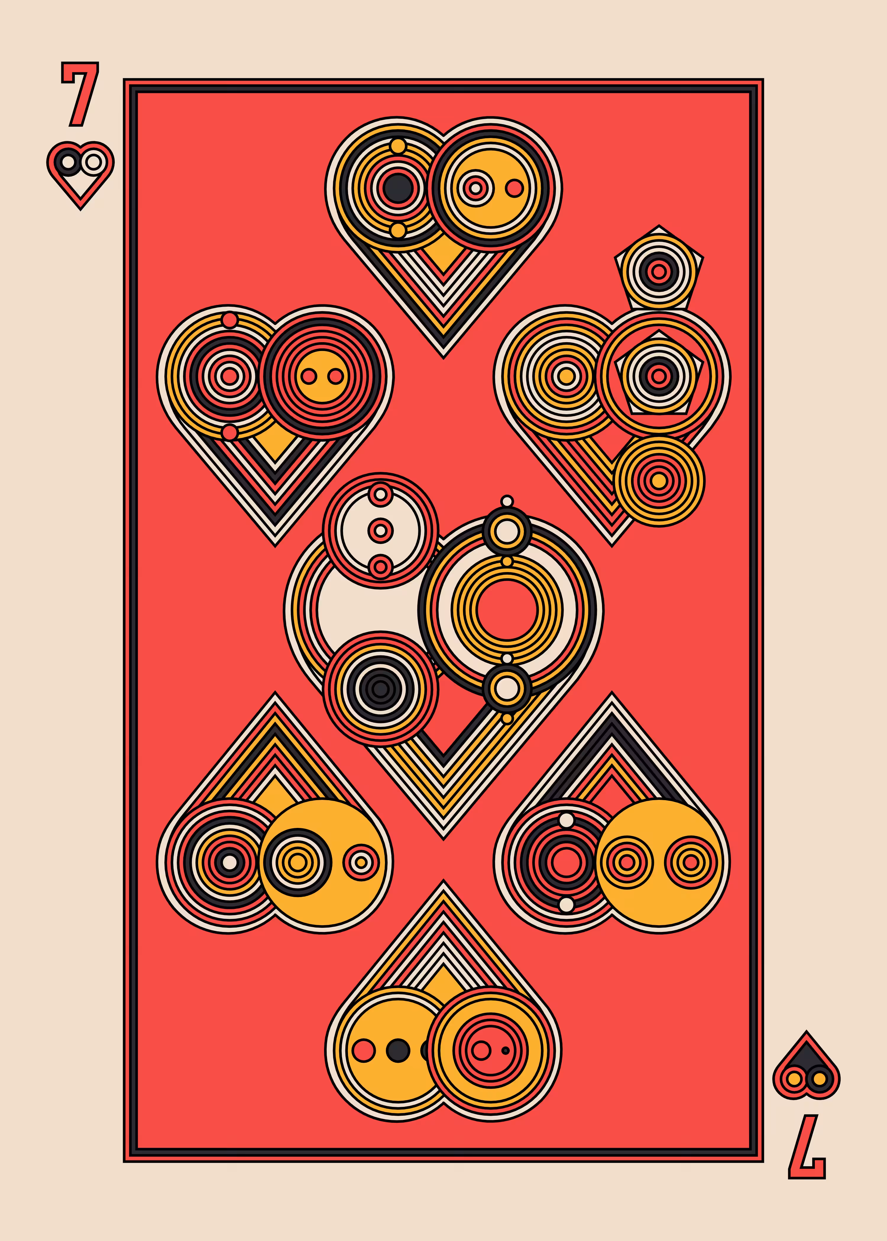 Seven of Hearts Dark