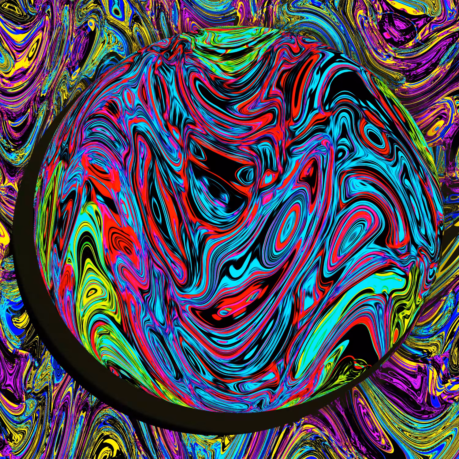 My psychedelic moon 1