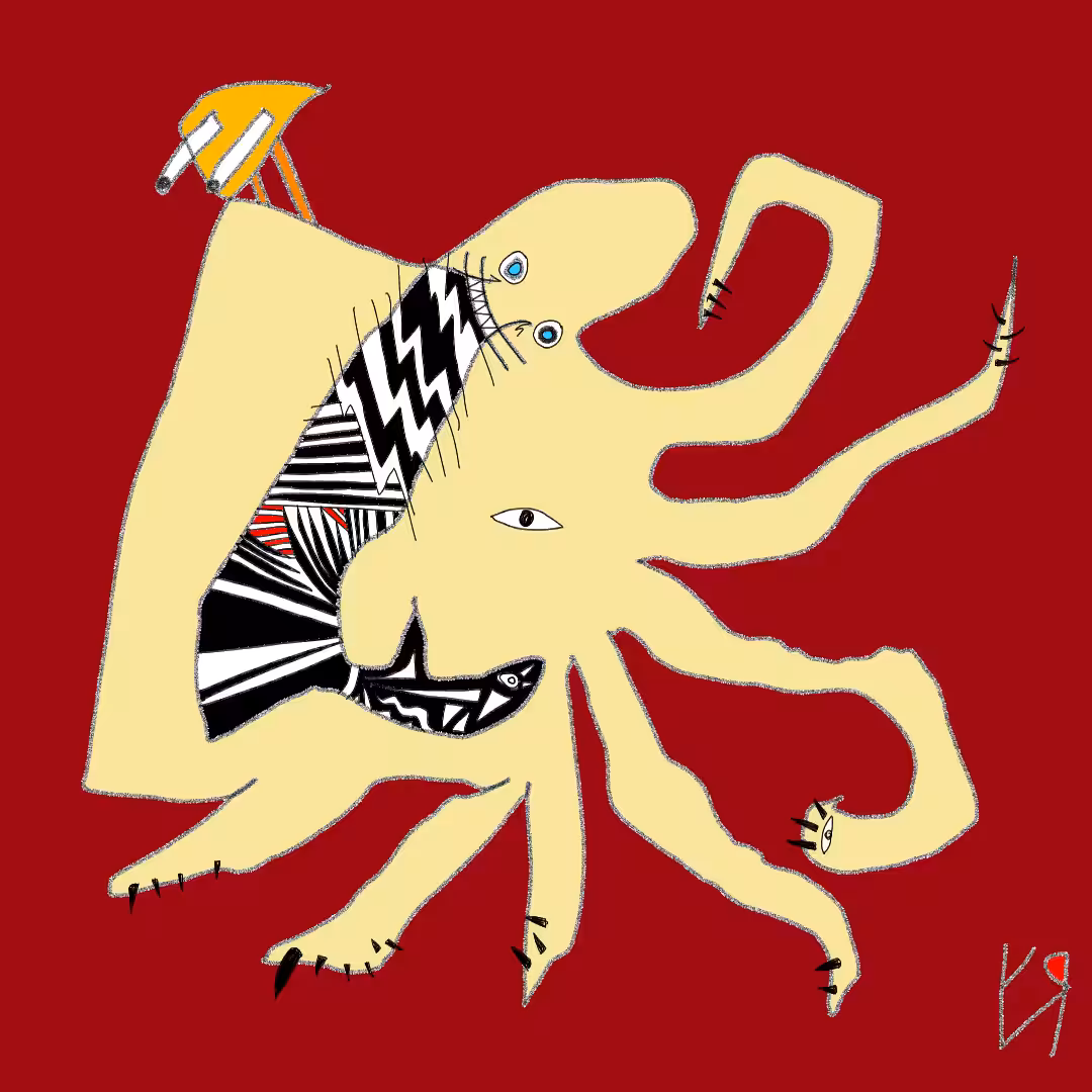 "Squid Thing" by Richard F. Yates (Holy Fool)