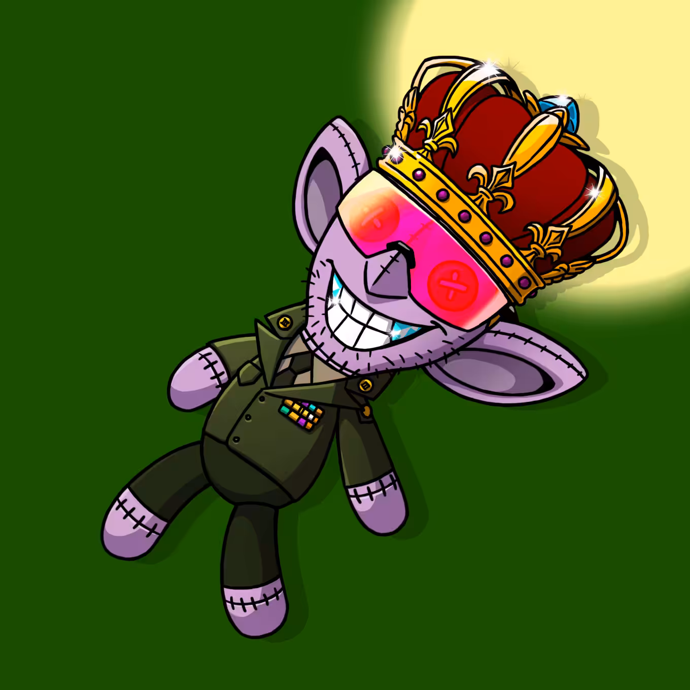 #7954 Sneaky Vampire Teddy 