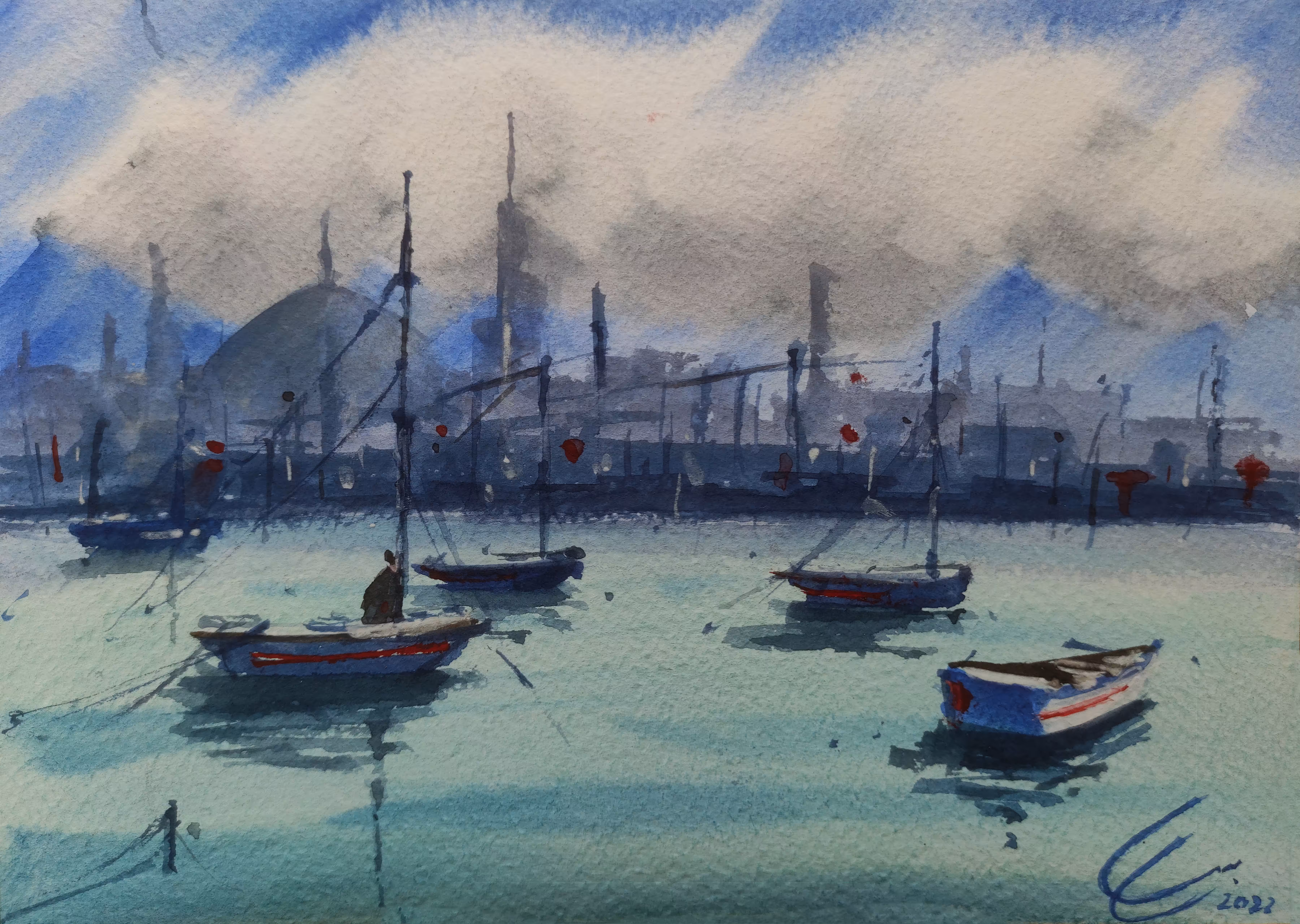 Blue city