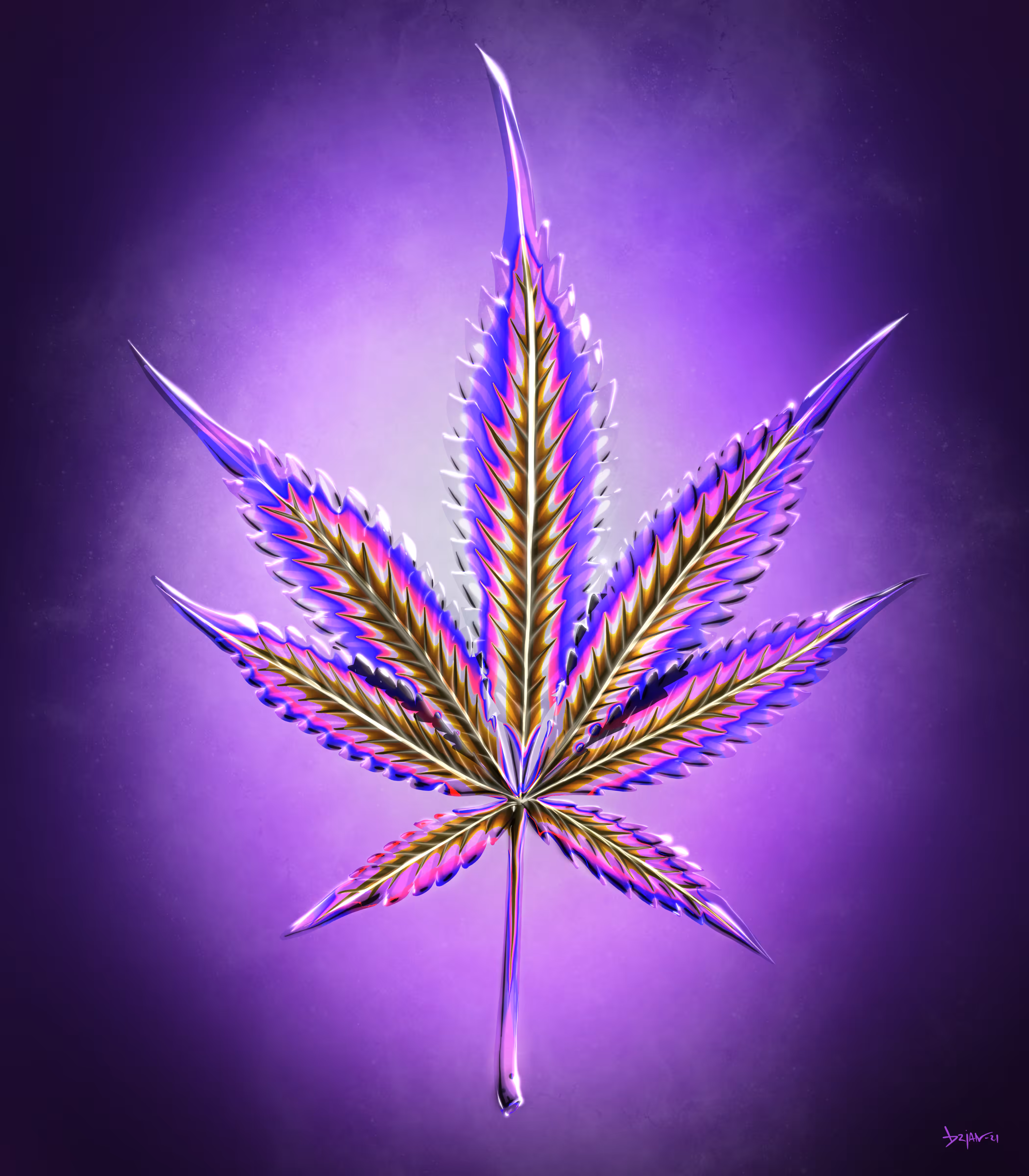 Sweet Leaf in Tie Dye