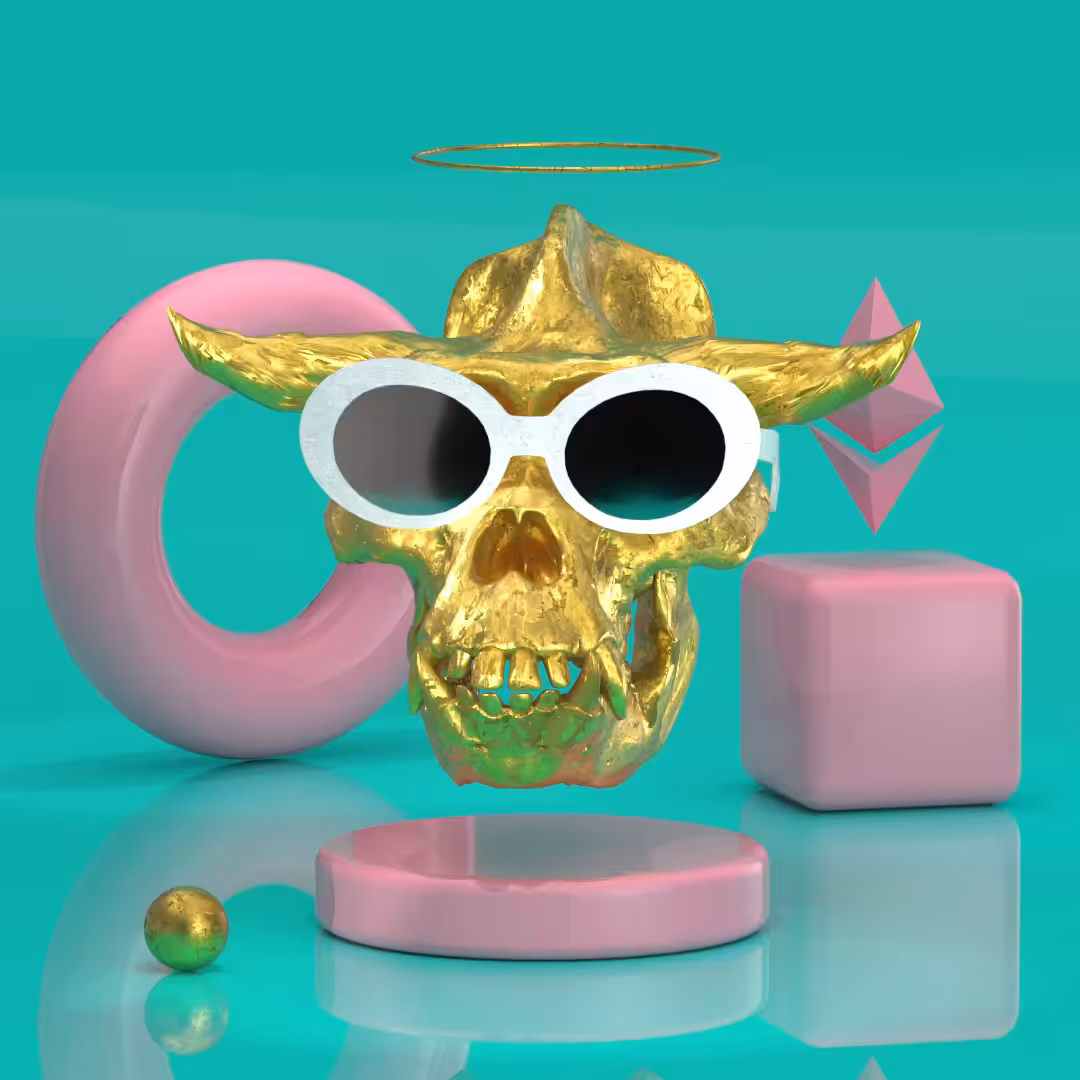 Monk Skull Kurt Gold | Dead collection