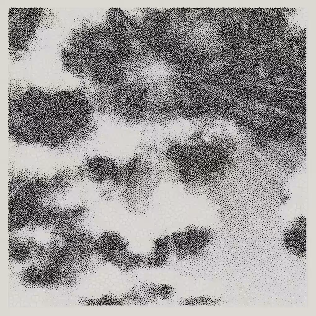 Rodeo posts: Cloud Stippling, WIP