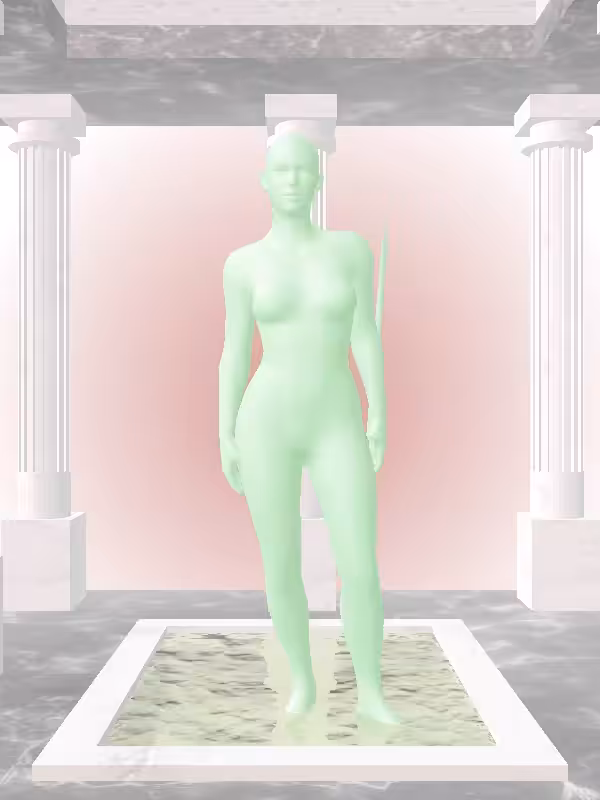 HeavenComputer: The Excited Normie Green Woman #5747