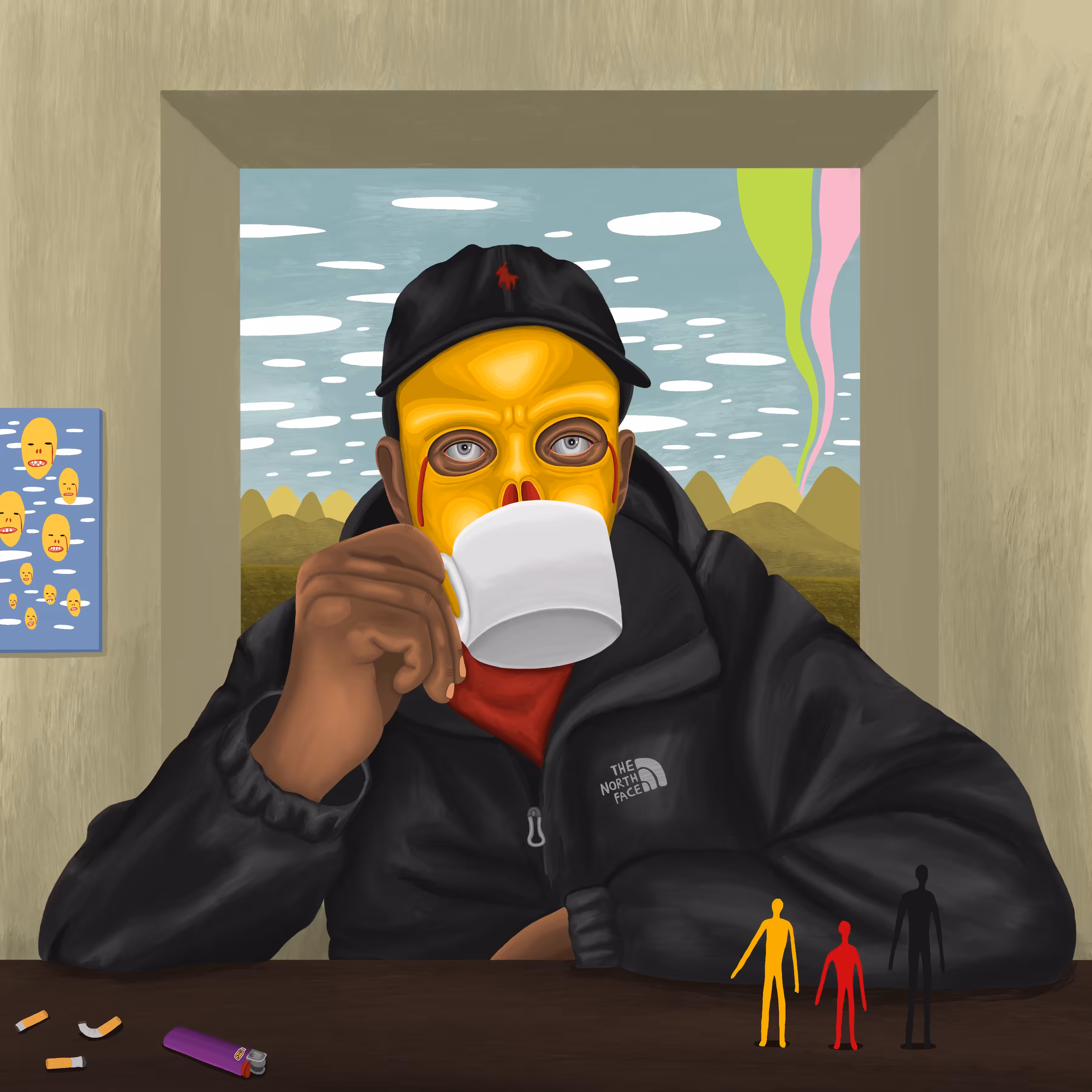 self-portrait 113... good morning, have a nice day