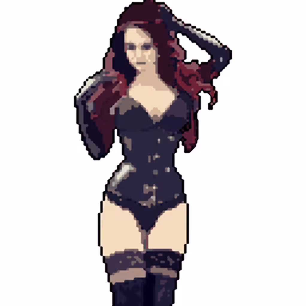 Evilyn #74 Pixel Girl