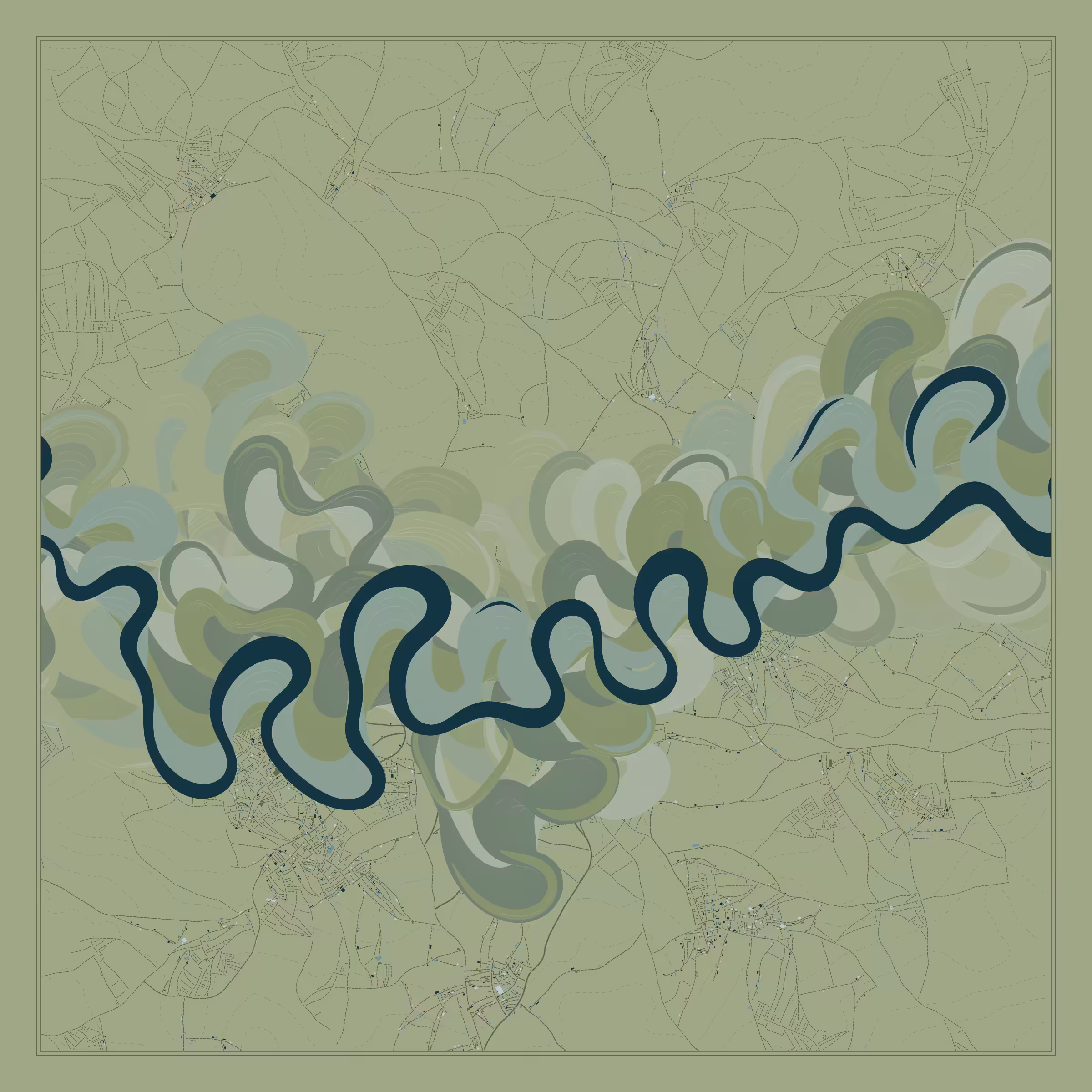 Ancient Courses of Fictional Rivers #904