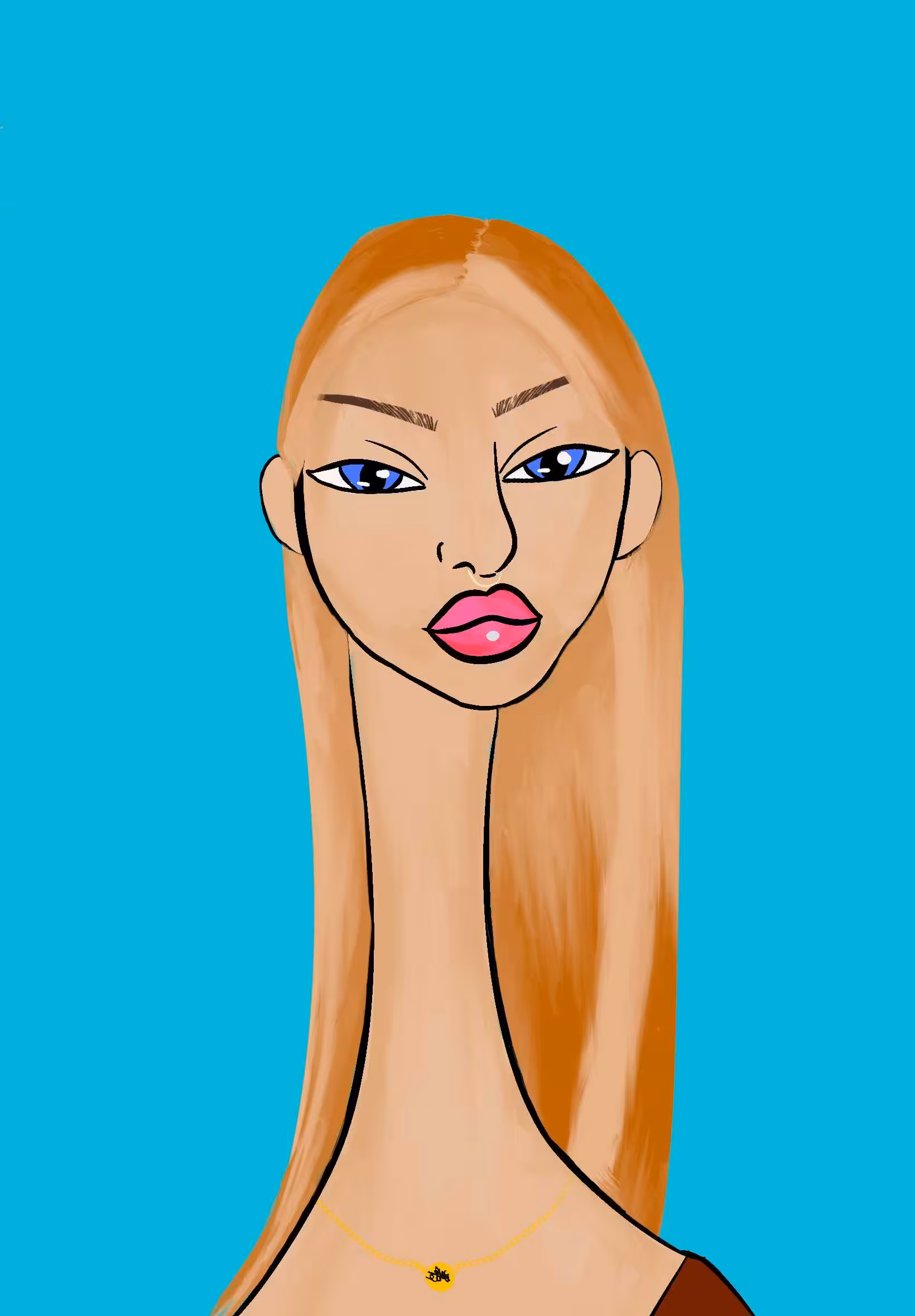 Long Neckie Ladies: Long Neckie Lady #1546