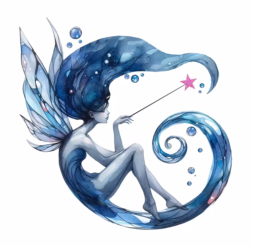 The Little Blue Dream Catcher