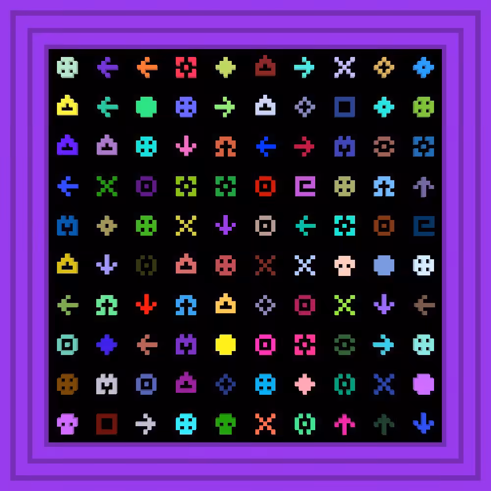 Art is limited to the enjoyment of the viewer :: Procedural Symbols #210/1000