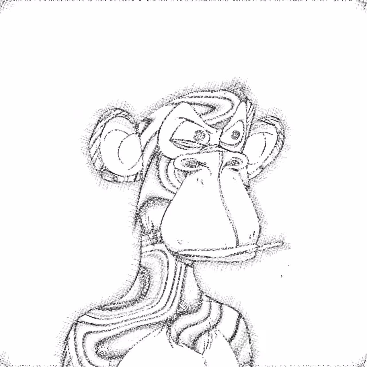 Bored Ape Hand-Drawn #2087