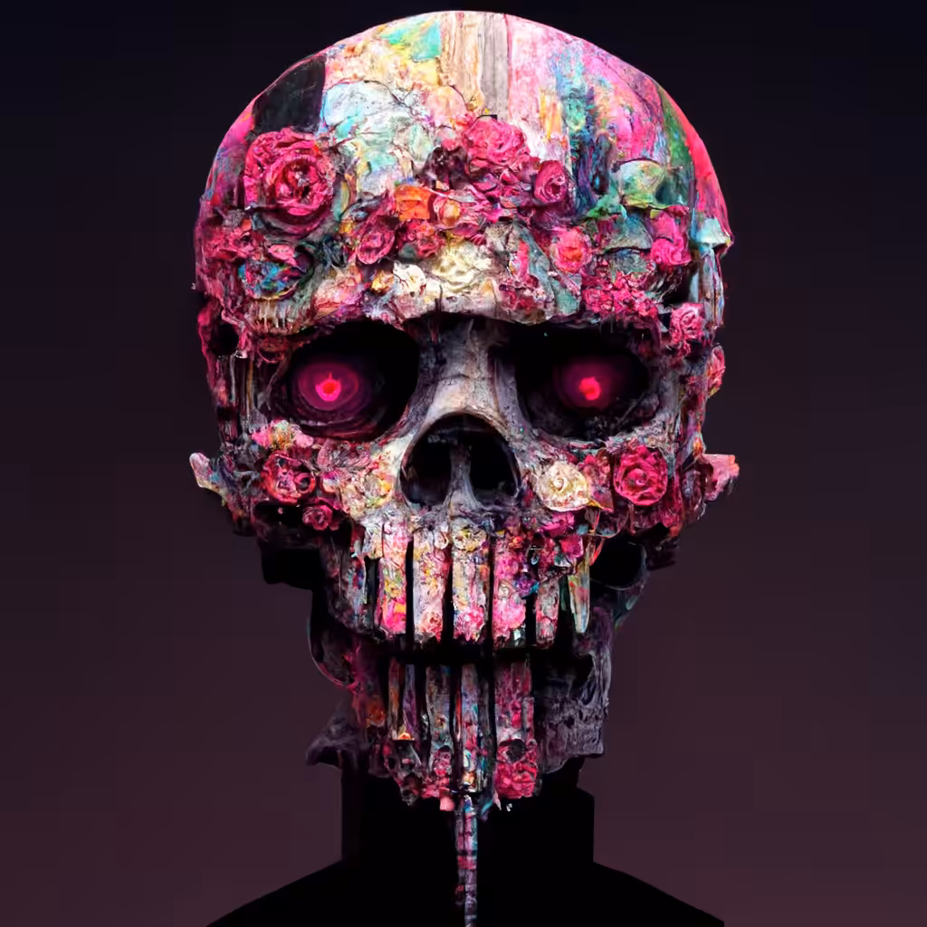 Rose Skull #15