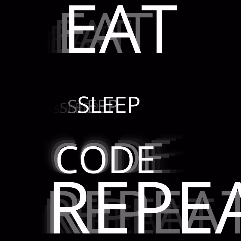 Eat Sleep Code Repeat #31