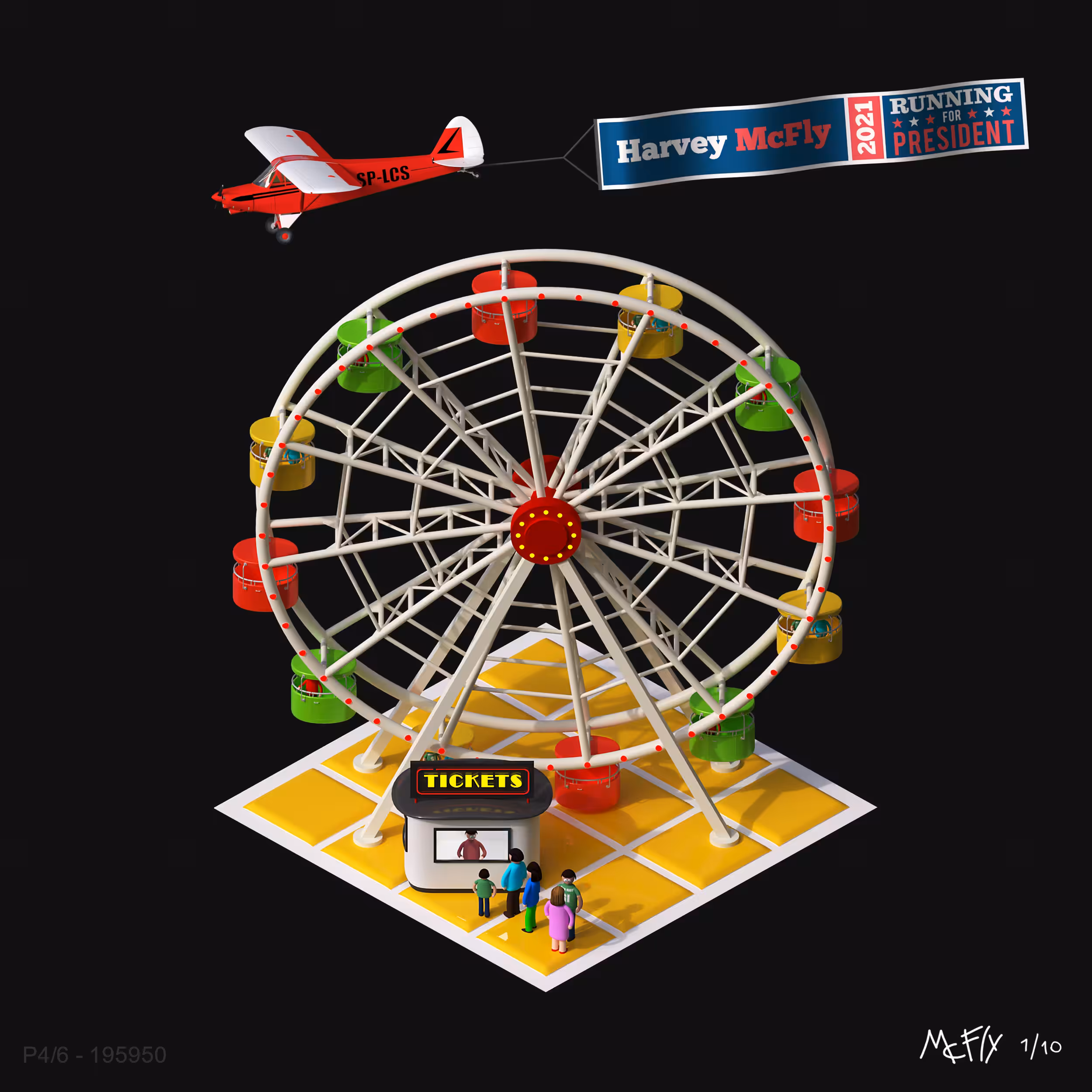 Pyramid 004/6 - Ferris Wheel