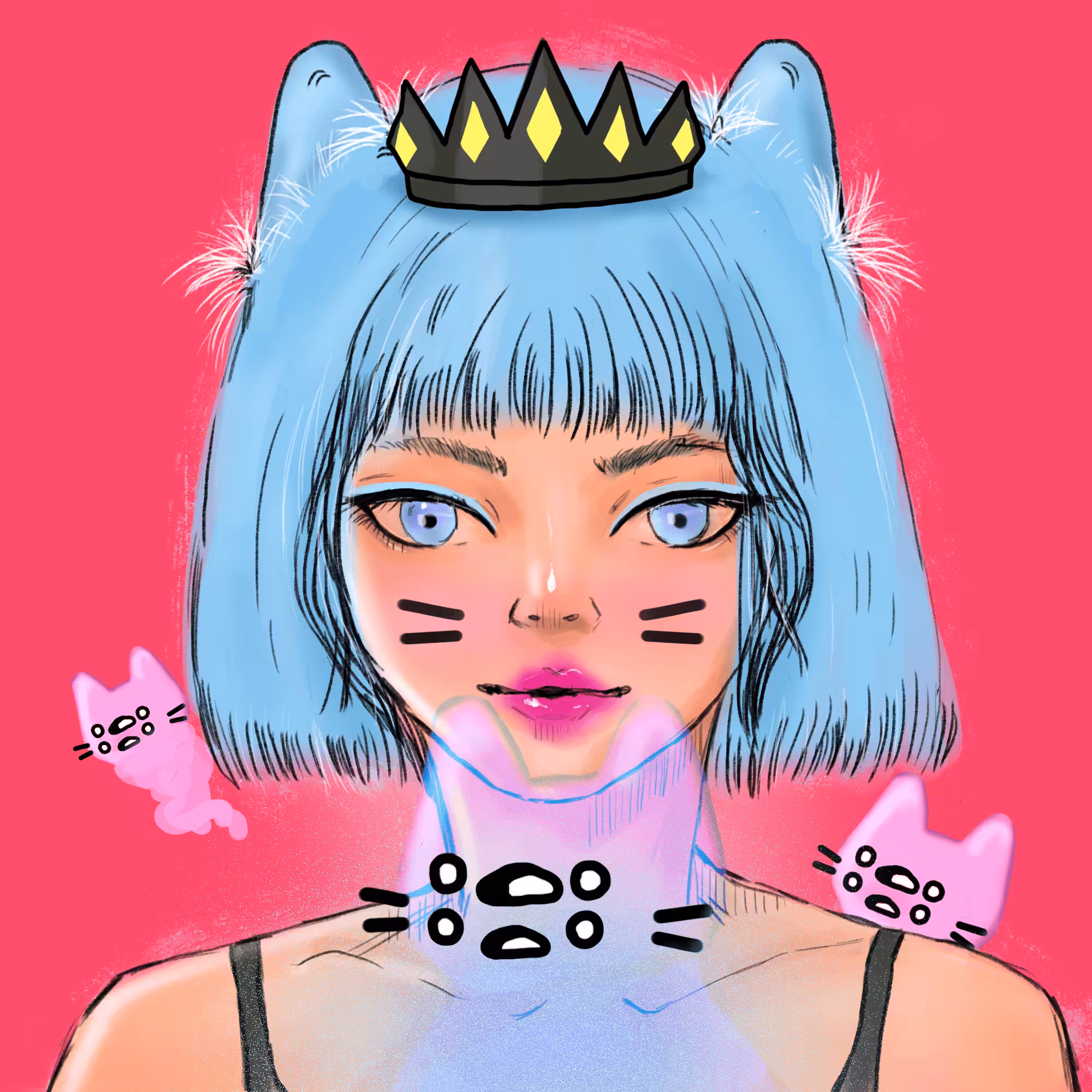 DC X Clontest “COOL CATS” #008 Mikku