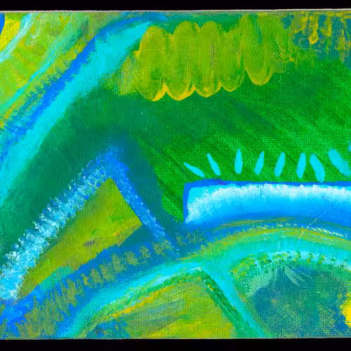 Ziggy Acrylics ~ (Fields of Green)