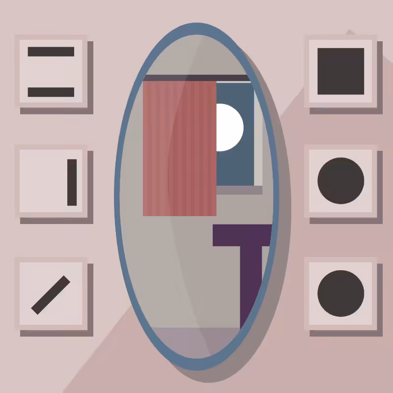 A moon in\and the mirror. #33