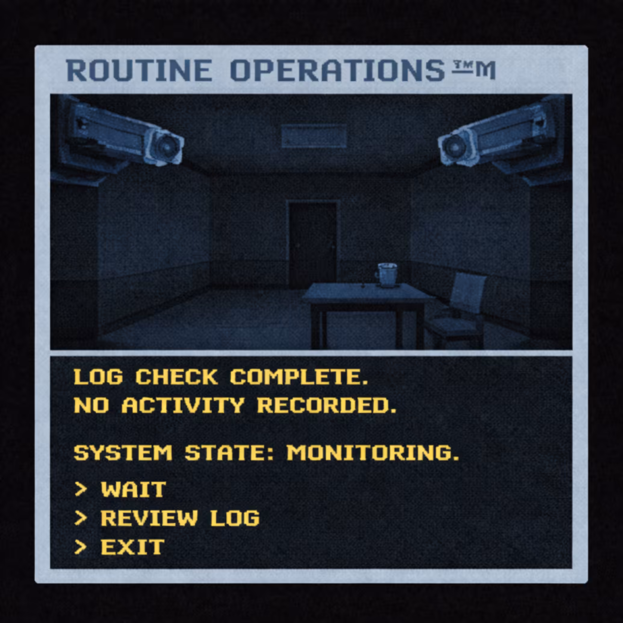 Routine Operations™ – Screenshot Ø™ (Monitoring State)