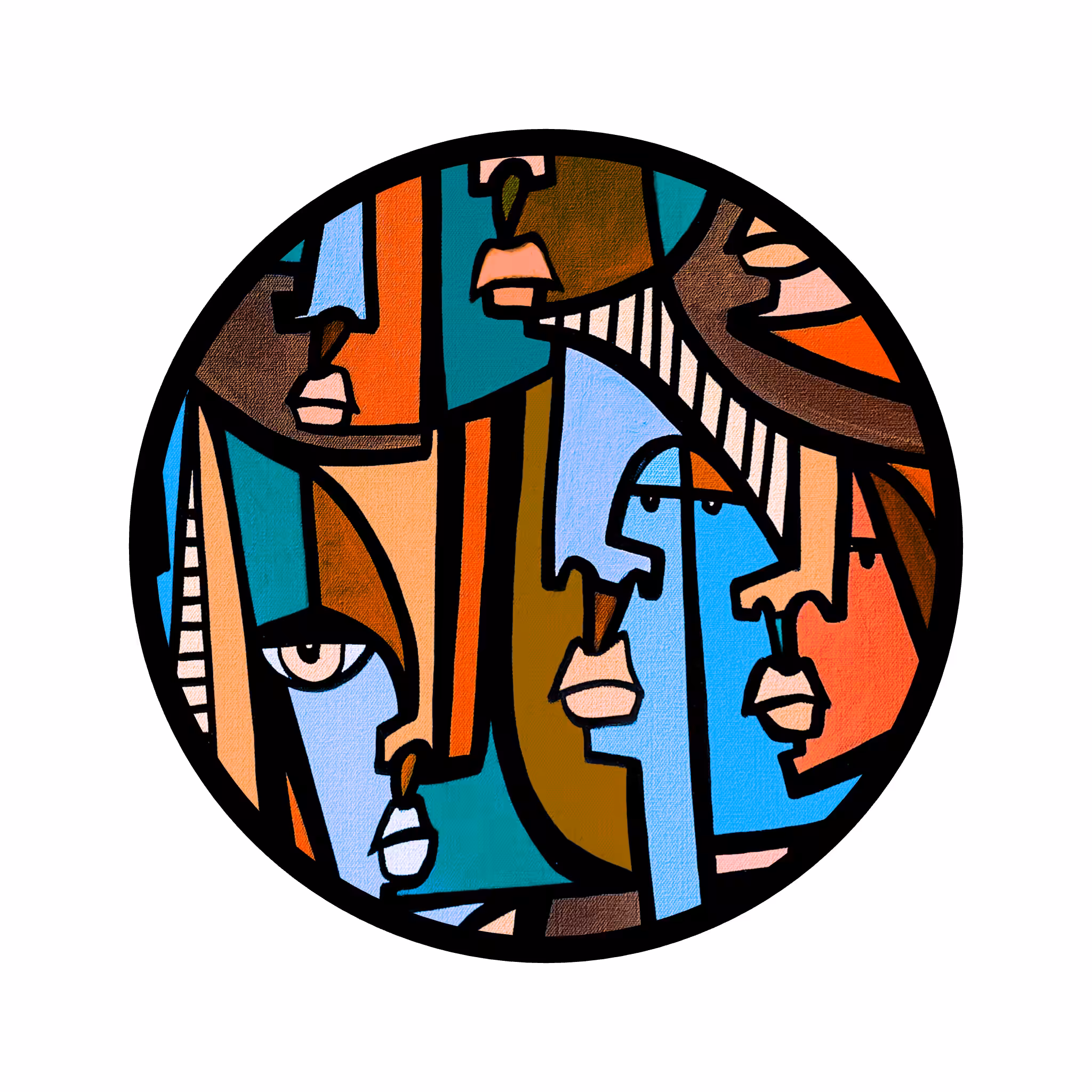 Cubist Circle 100