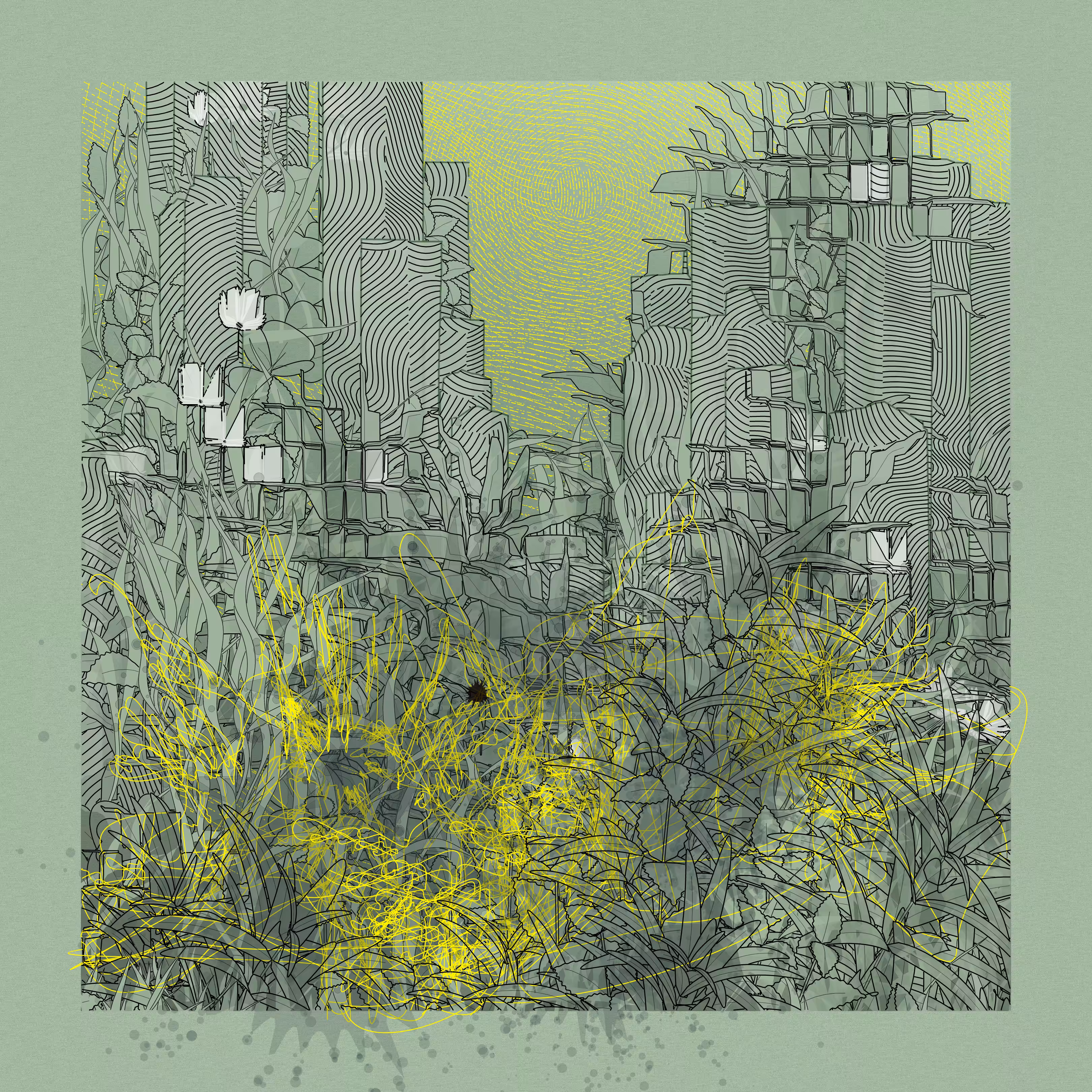 Landscape with Carbon Capture #5615