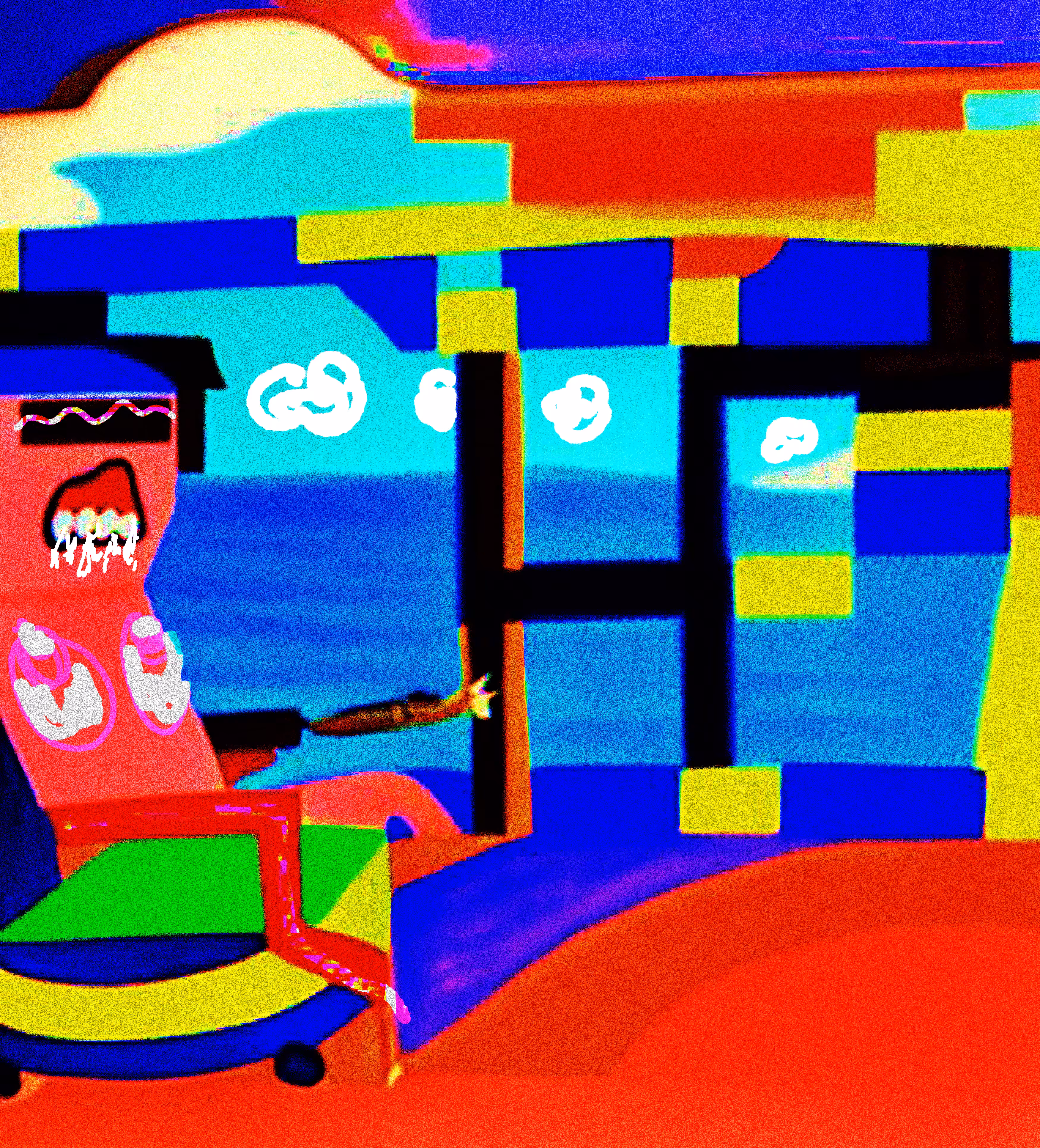 ok this friend's brain became cryptic blue watching the cryptic charts and his boobs are upside down and has four Dracul teeth trying to shoot the H letter in his dreams