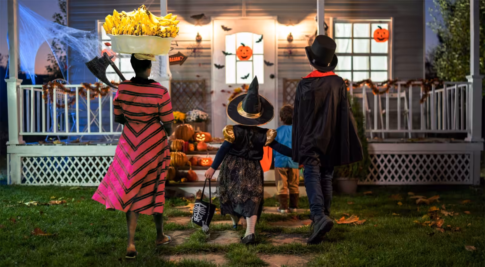 Bananes à Hallowen