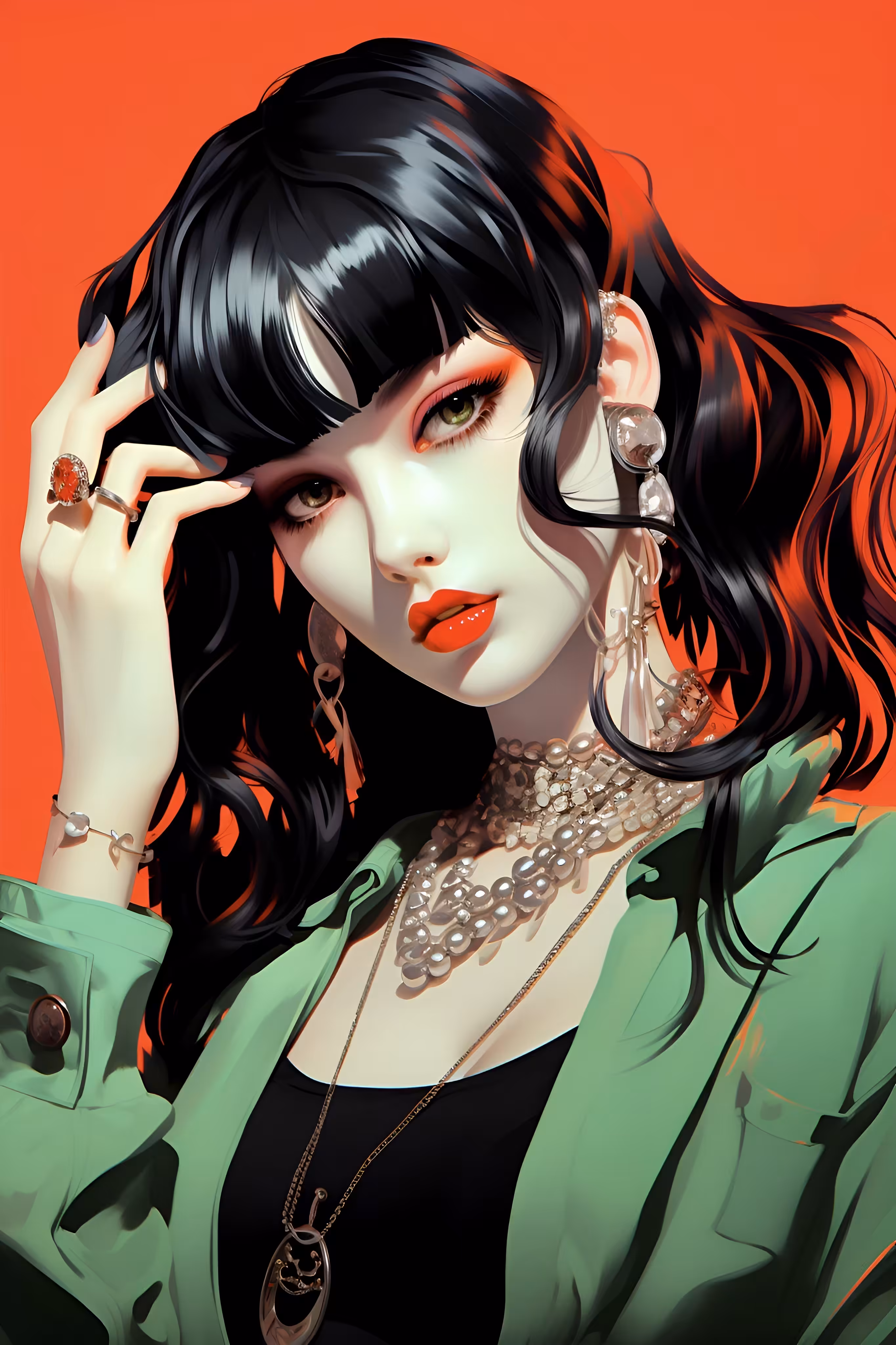 Red lips 