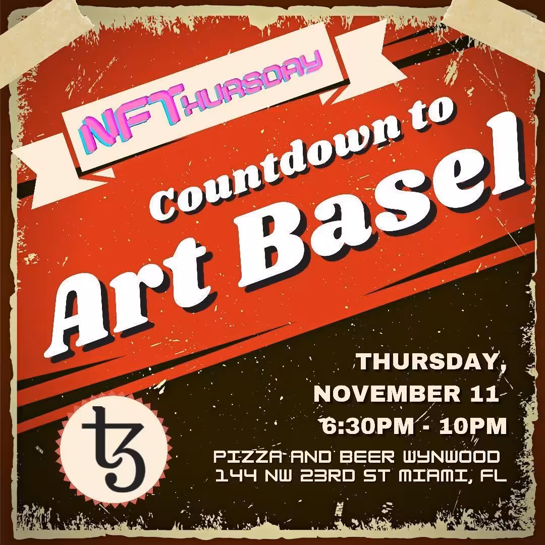 NFThursday X Tezos Miami
