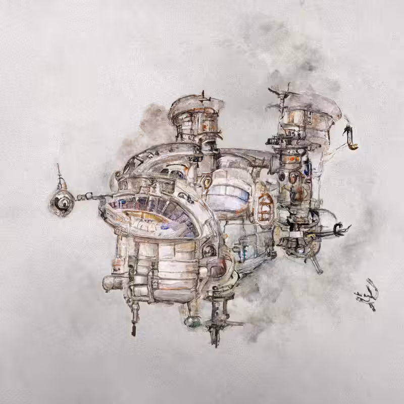 Utopian Space Castles #48