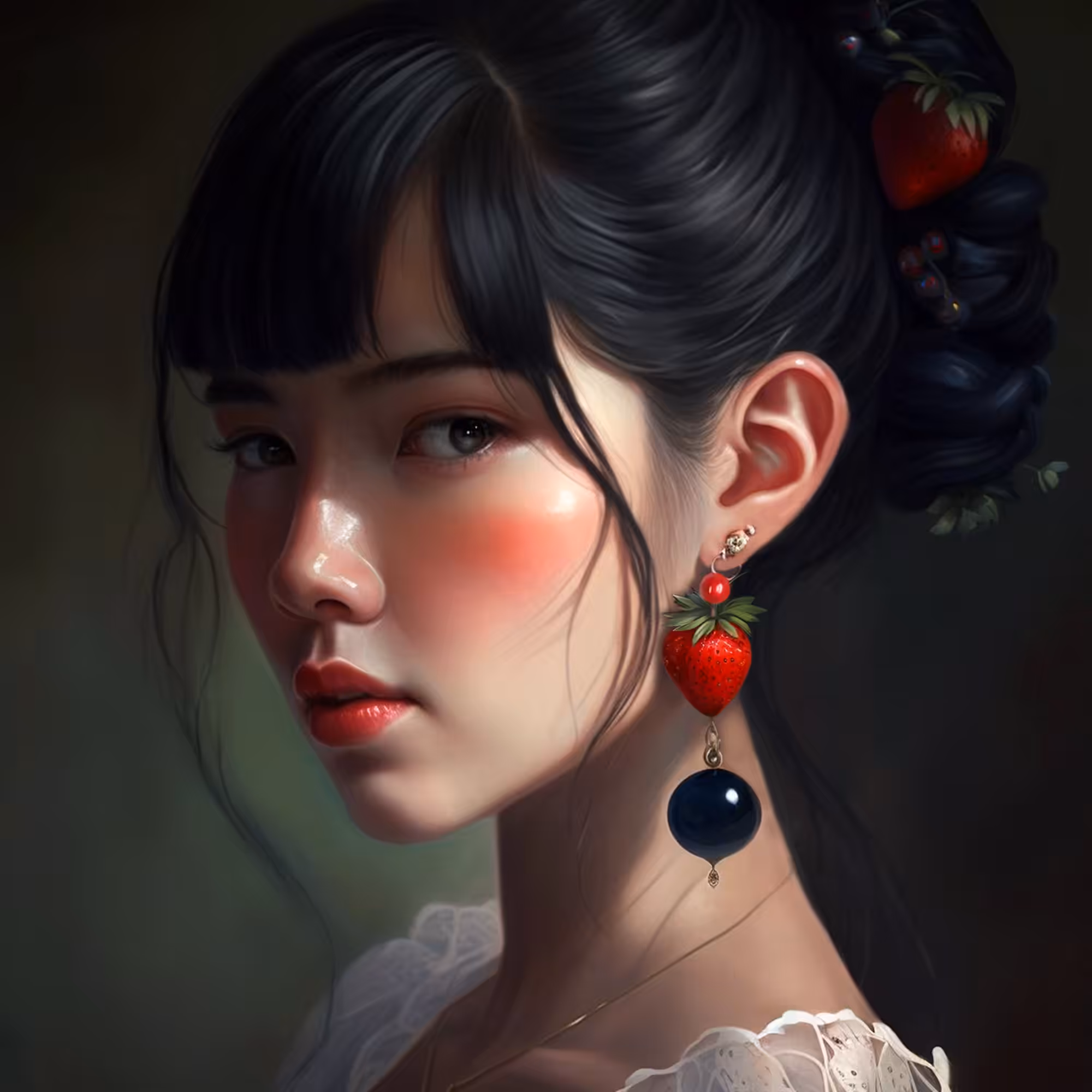 Girl with an earring #006