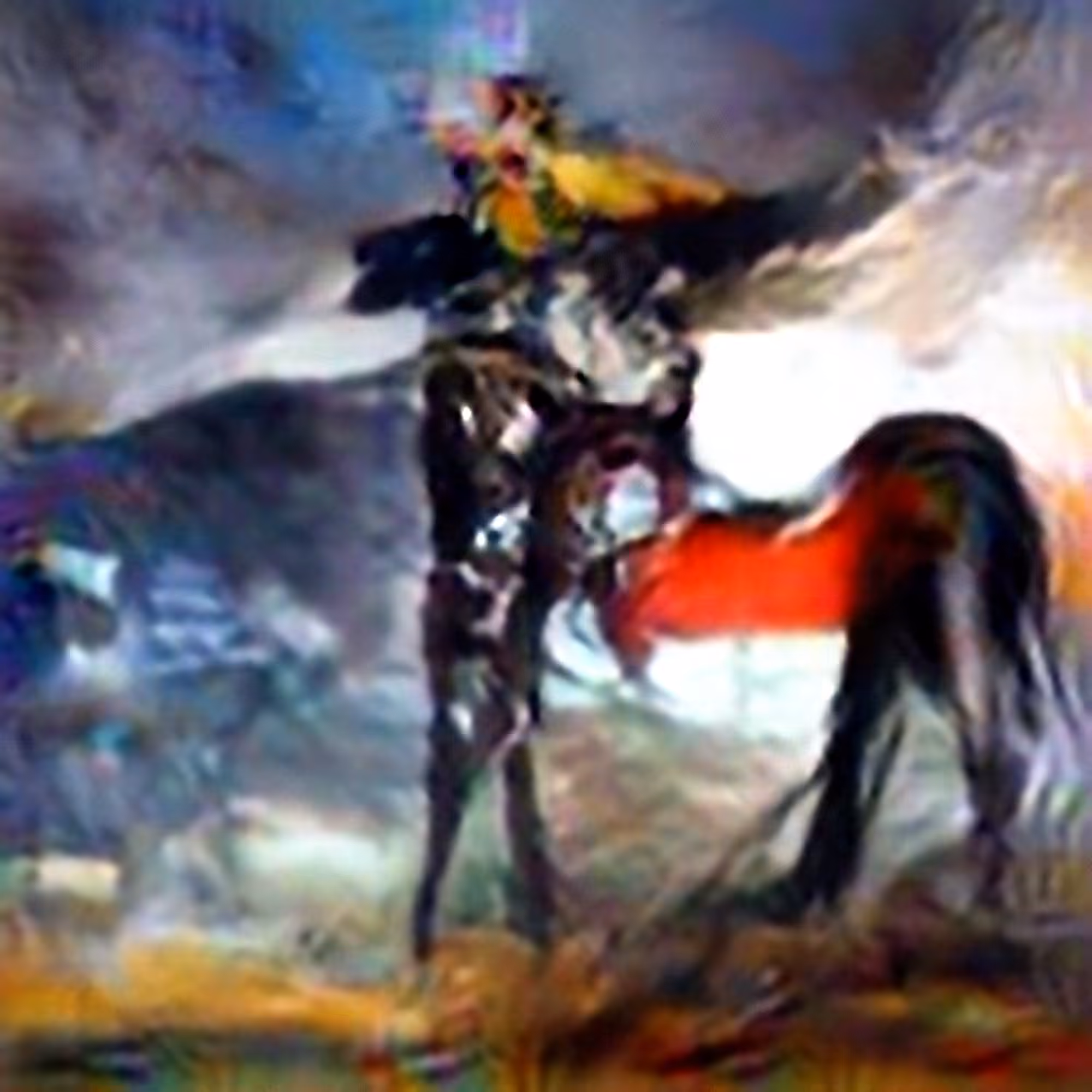 Evolved Hallucinations: Horse #4 (Corpus: Knight, Death, and the Devil)
