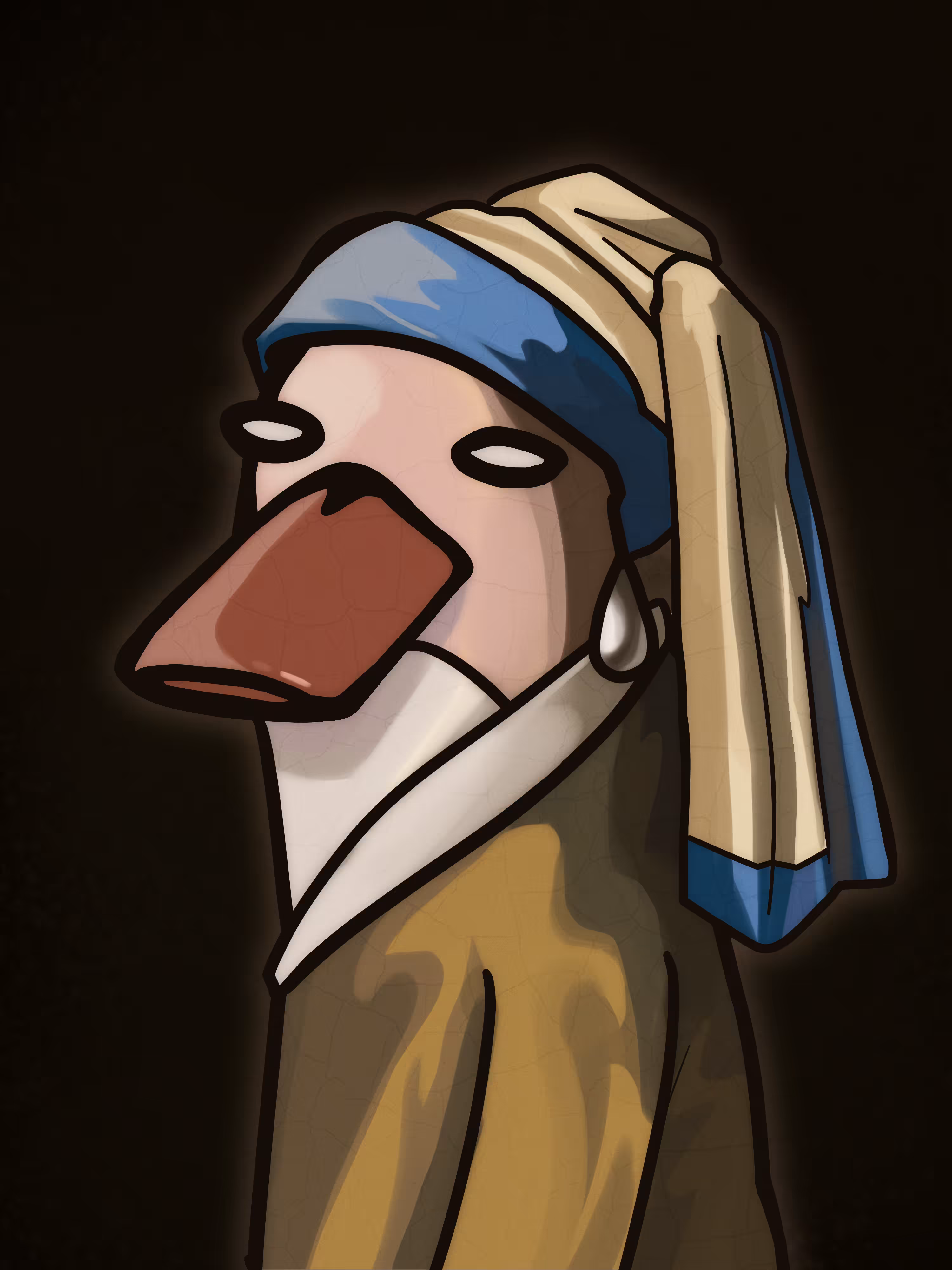 Wassie with a Pearl Earring