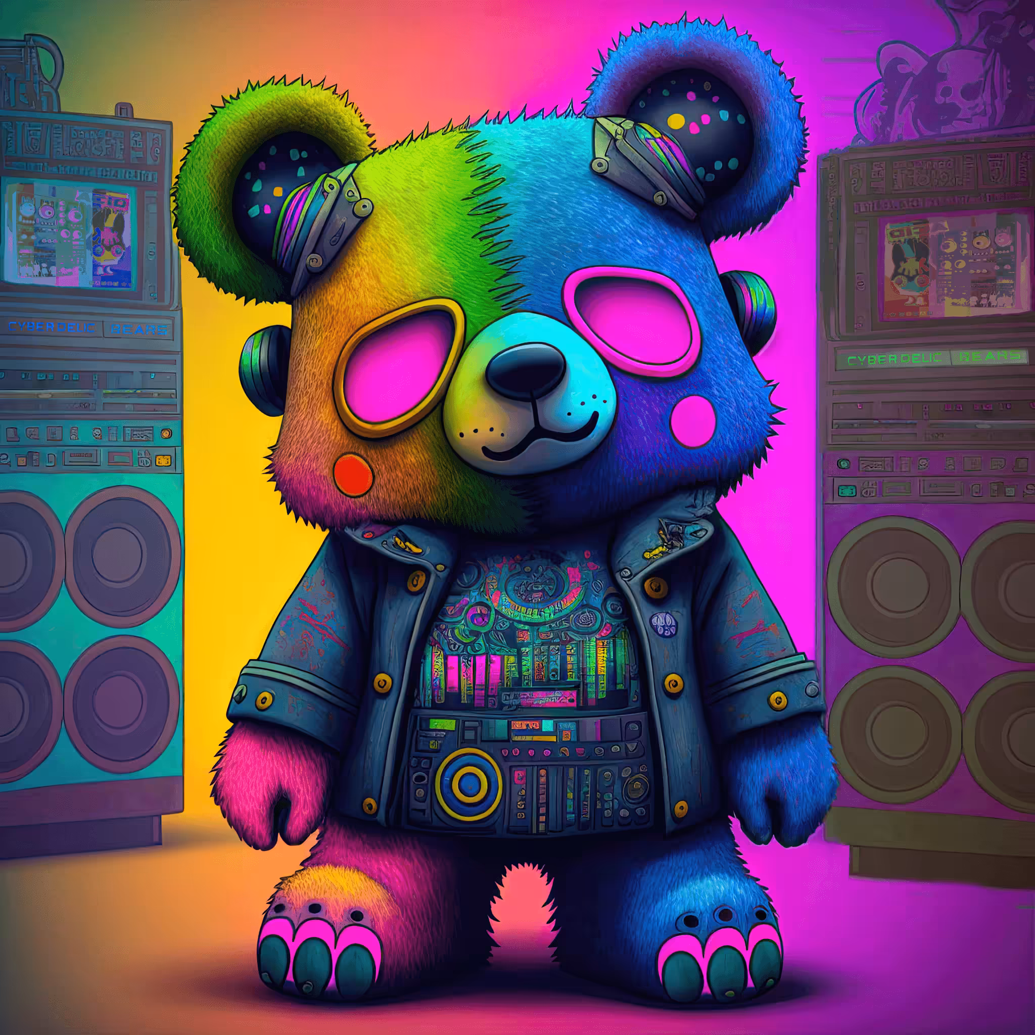 Cyberdelic Bear #16