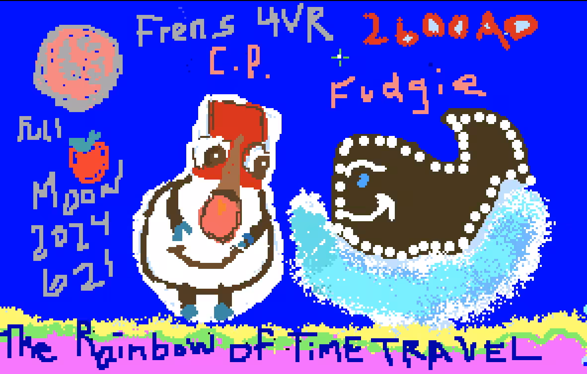 The Rainbow of Time Travel | full strawberry moon