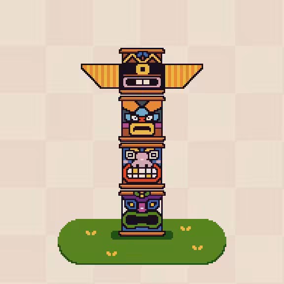 Tiki Totem #14