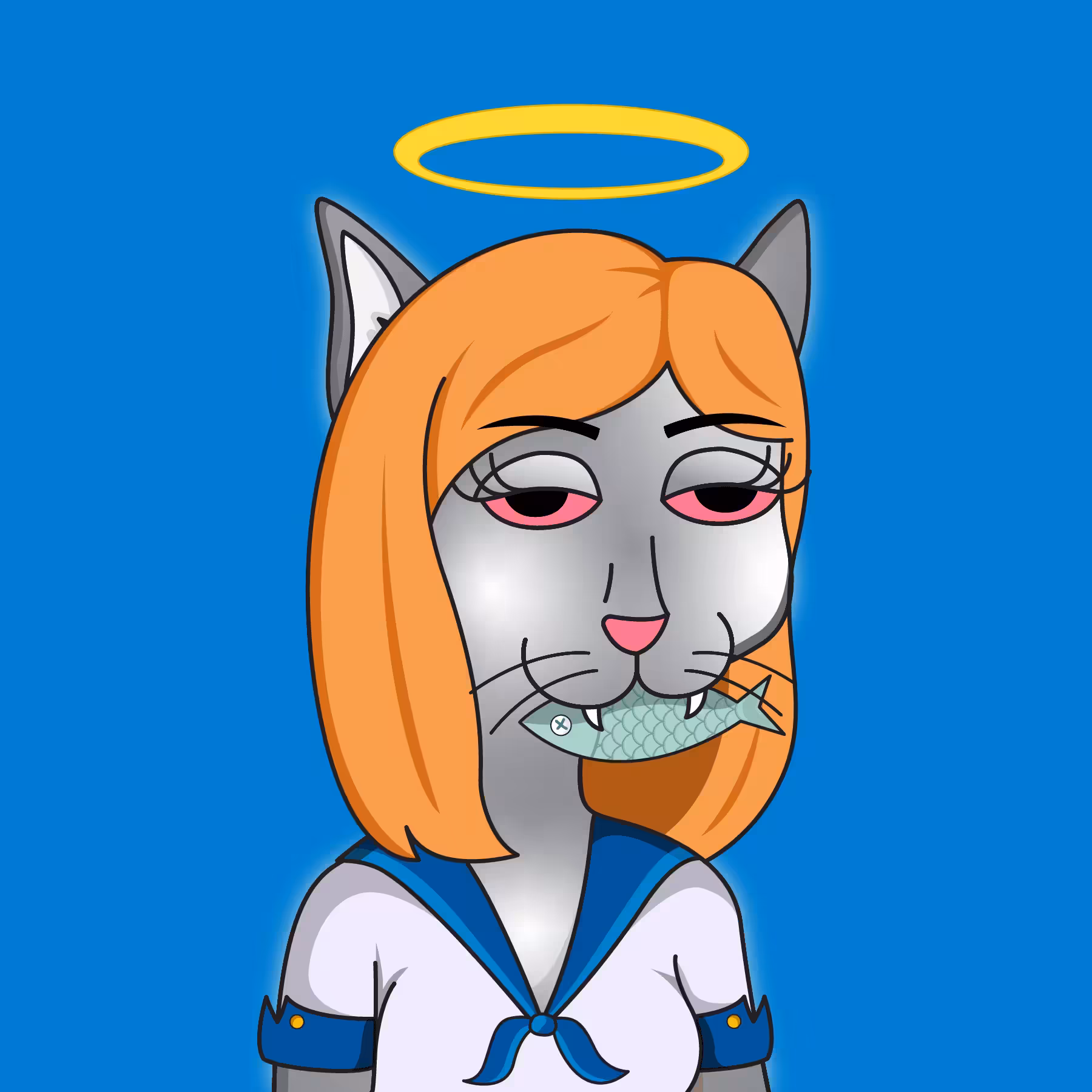 Girl Cat #106