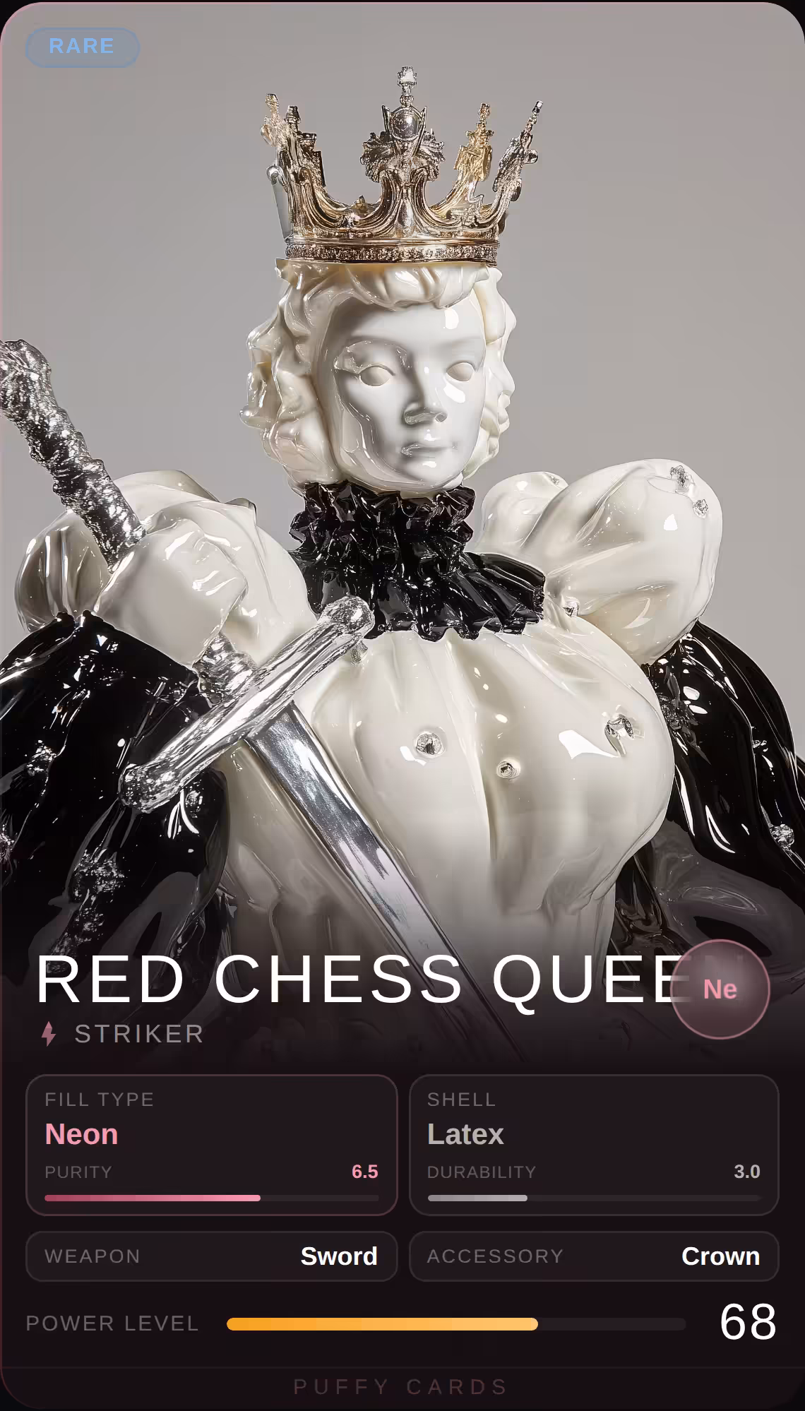 Red Chess Queen