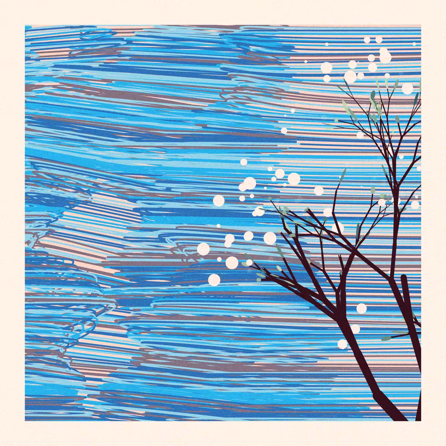 Rodeo posts: The Blossoms Behind the River