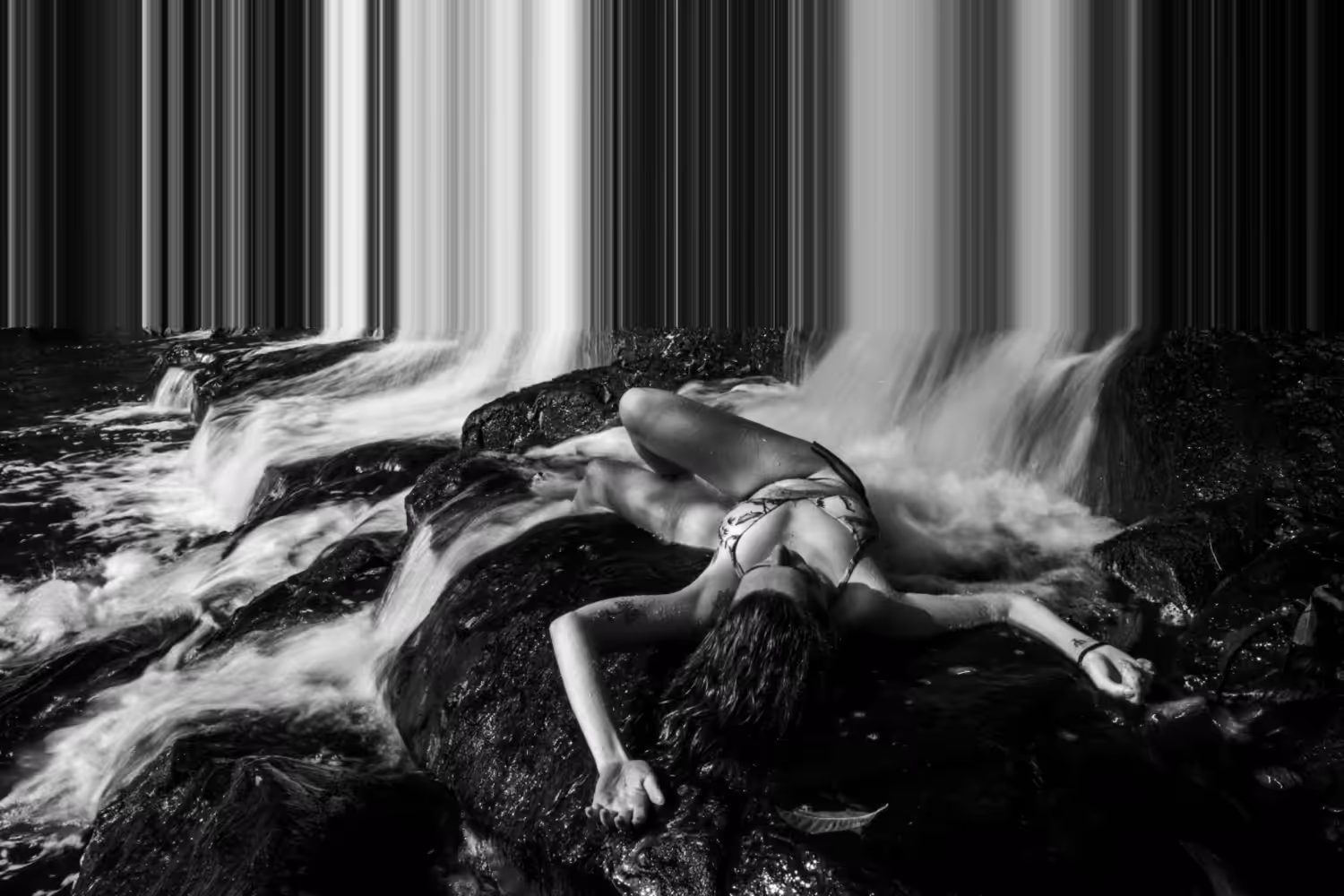 Digital waterfall