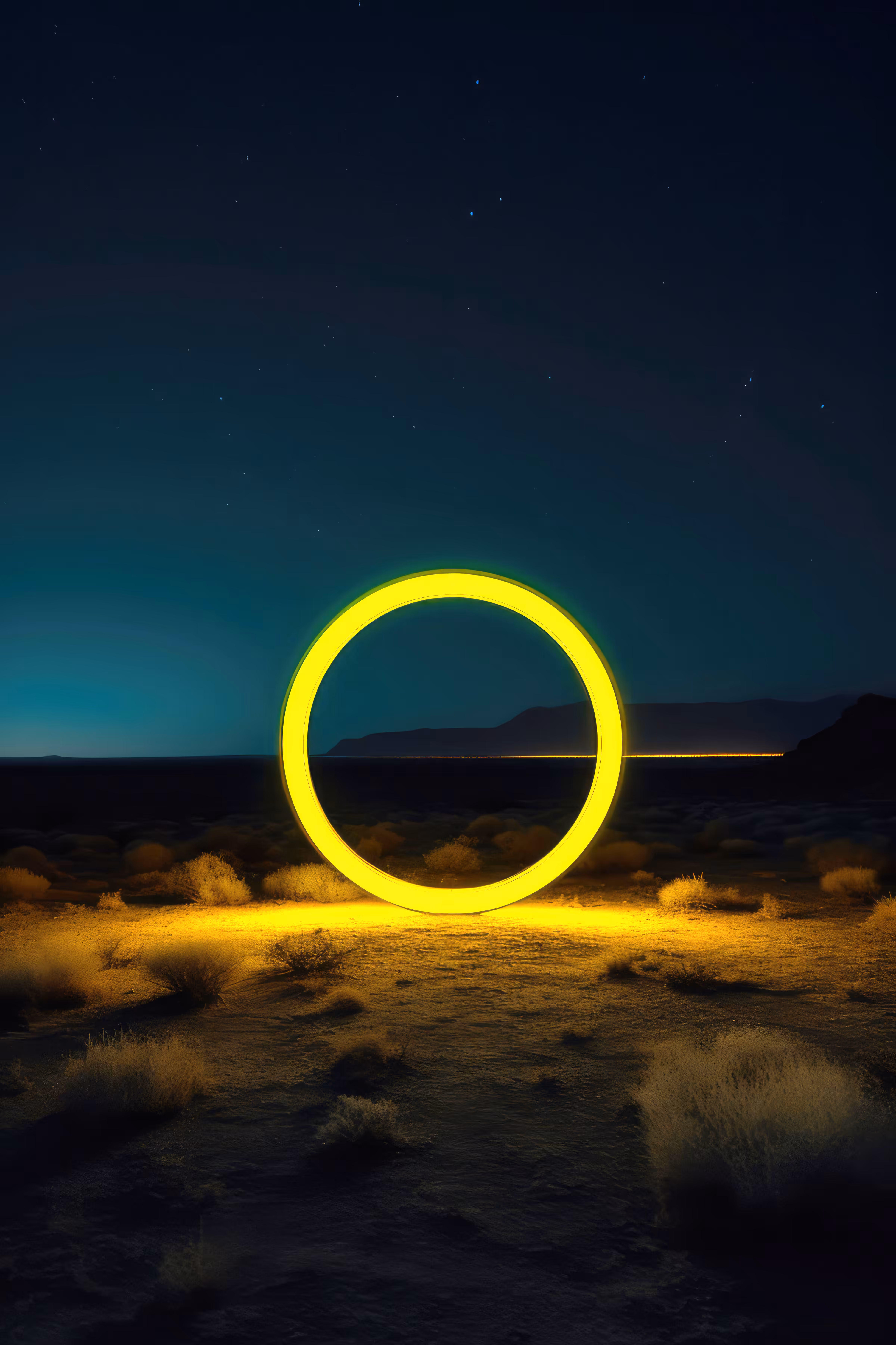 BLACK LIGHT DISTRICT #6 - Yellow Circle Desert