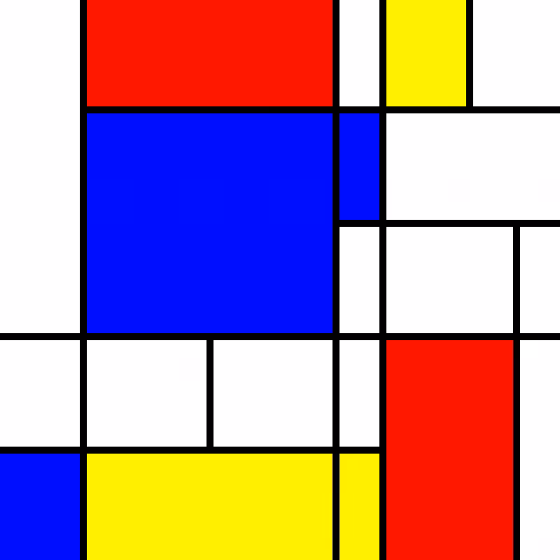 compositioninredblueandyellow.art, (NFT) #102