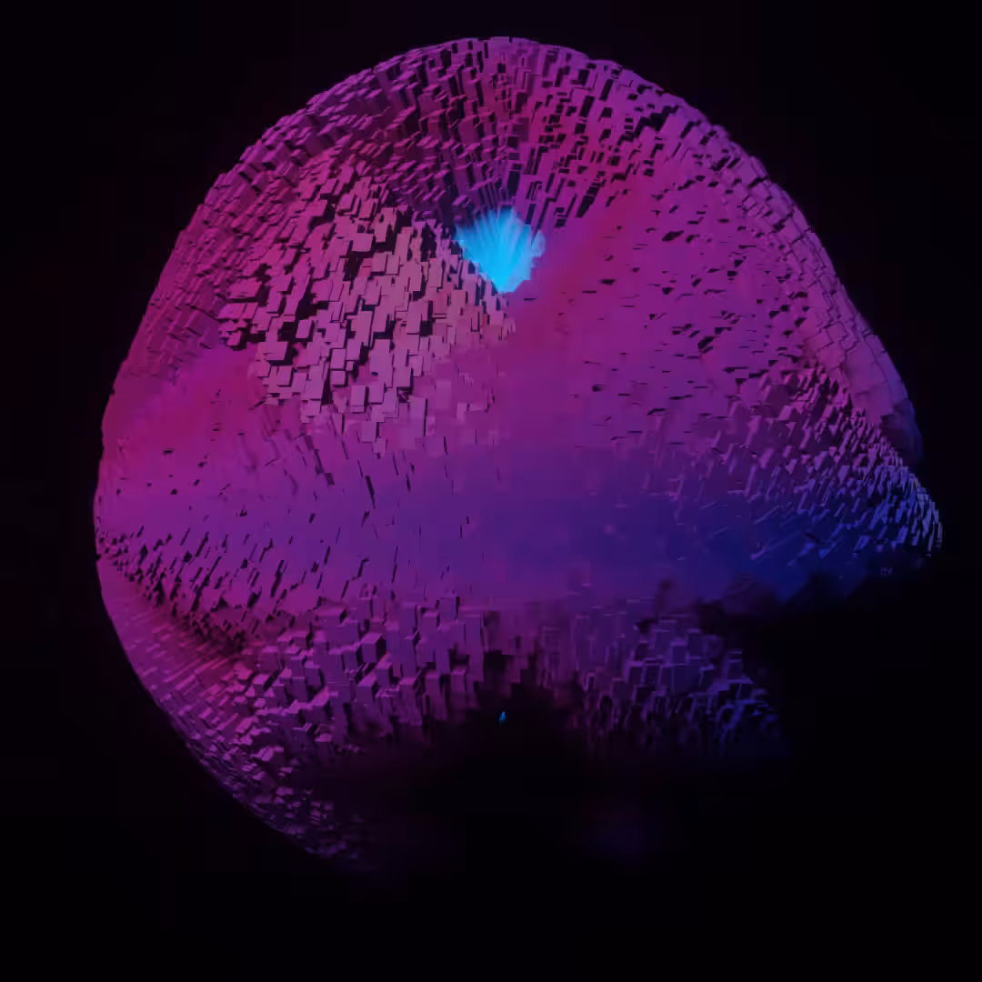 Electric blue core